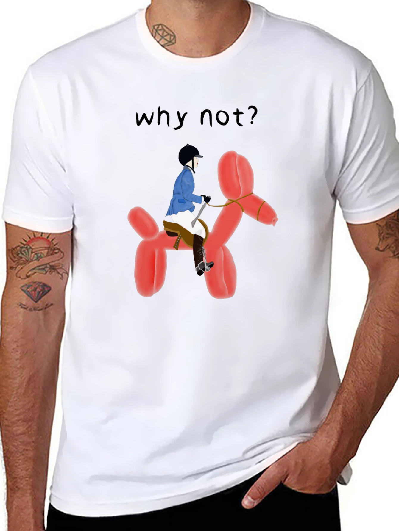 Equestrian Balloon Horse T-Shirt