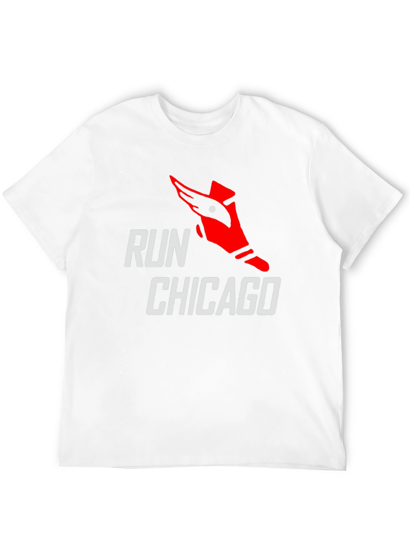 Run Chicago Graphic Tee - Black Cotton Shirt
