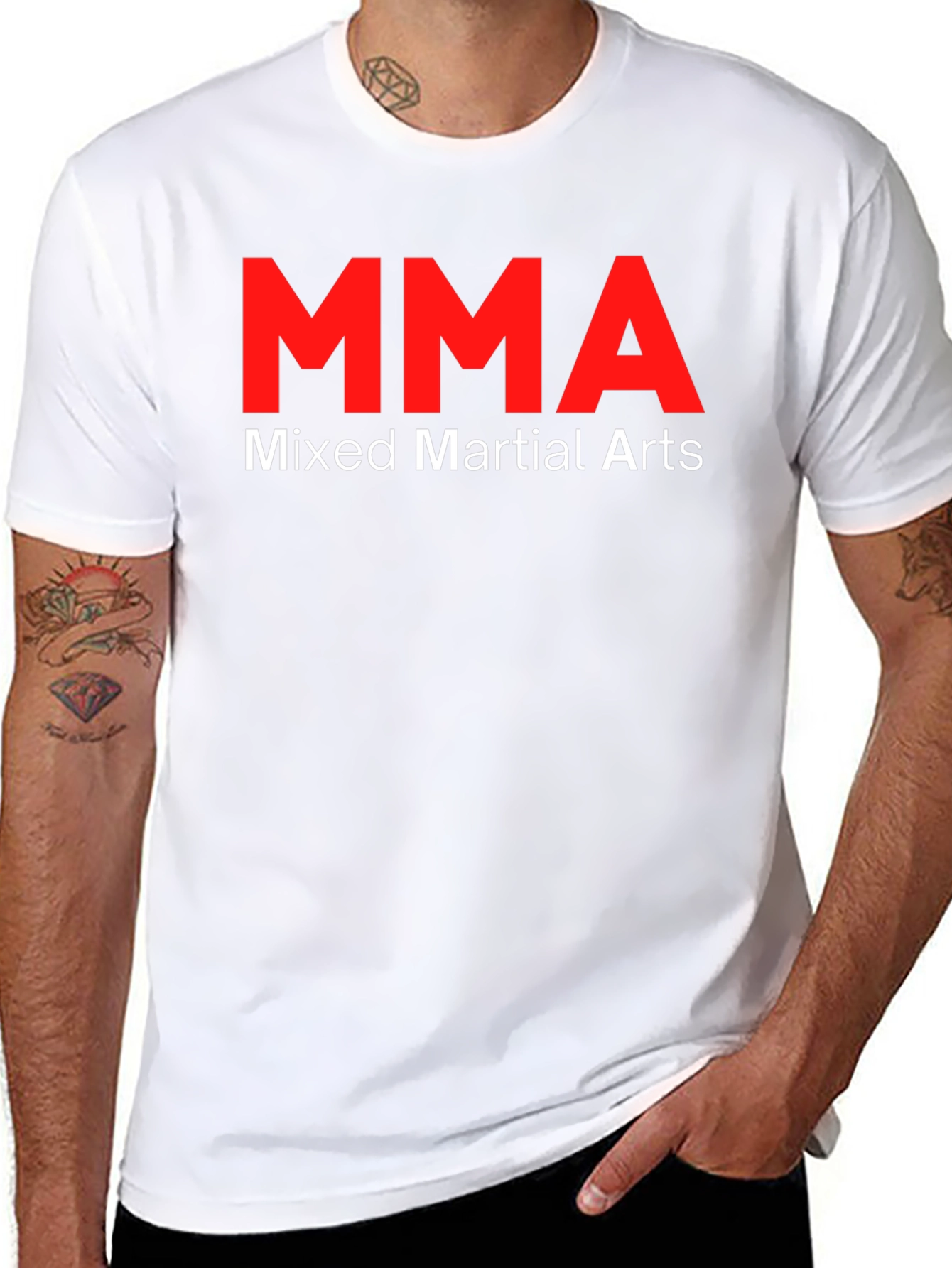 MMA Mixed Martial Arts Black T-Shirt