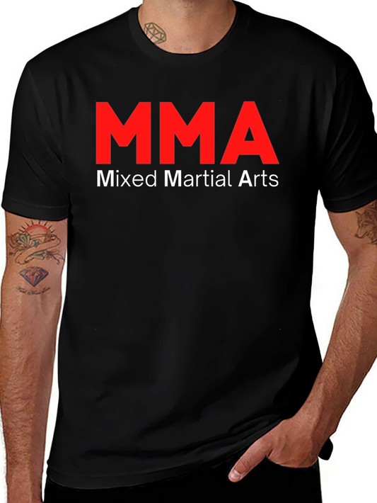 MMA Mixed Martial Arts Black T-Shirt
