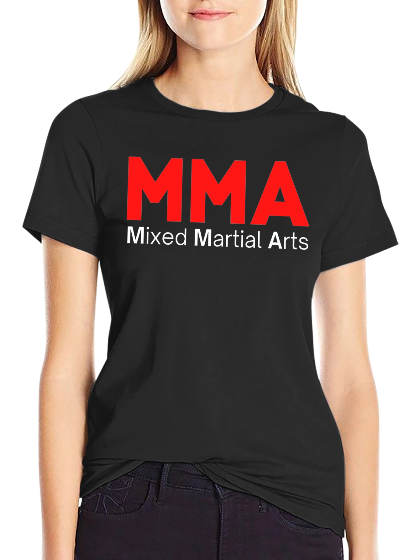 MMA Mixed Martial Arts Black T-Shirt