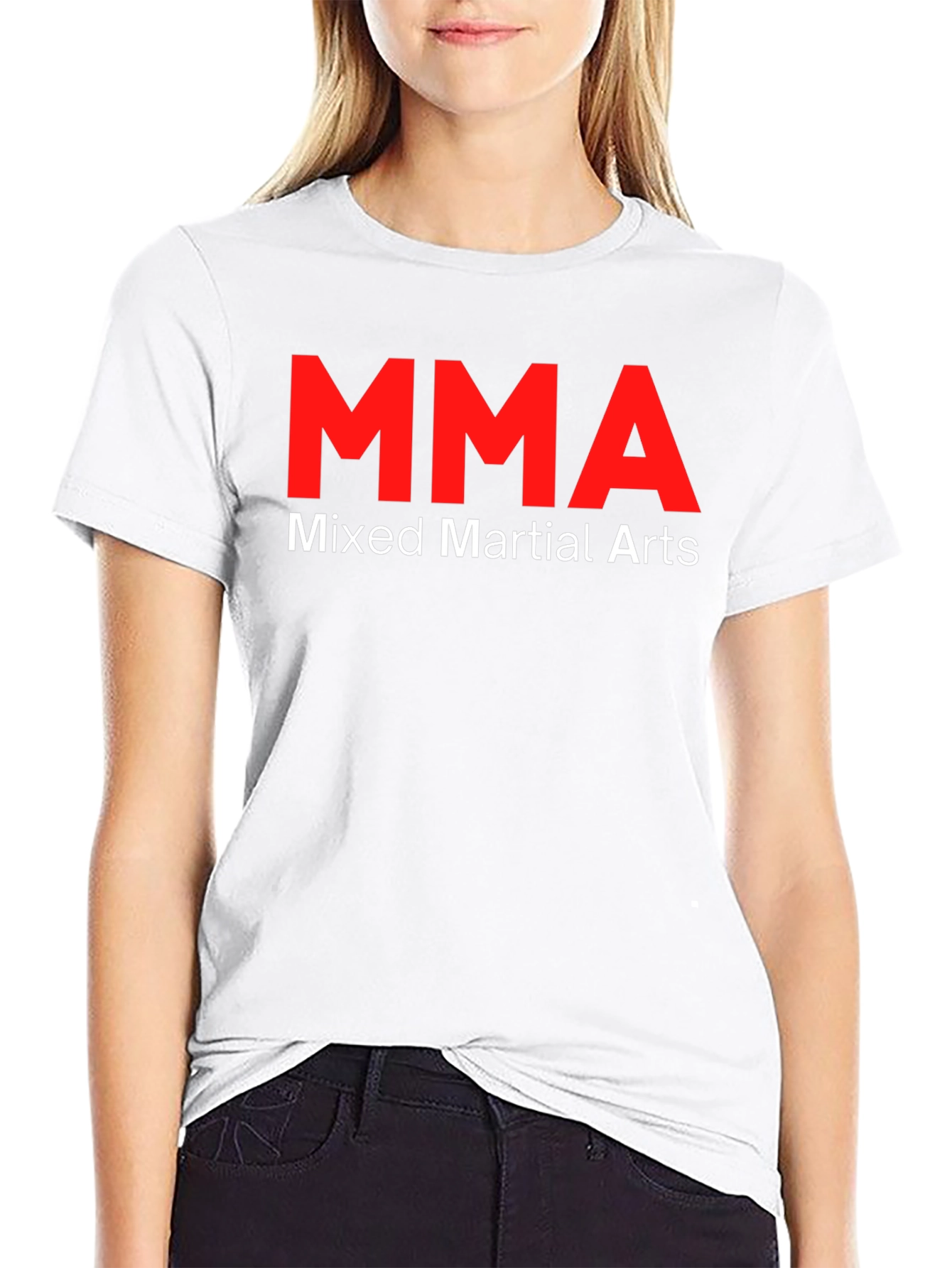 MMA Mixed Martial Arts Black T-Shirt