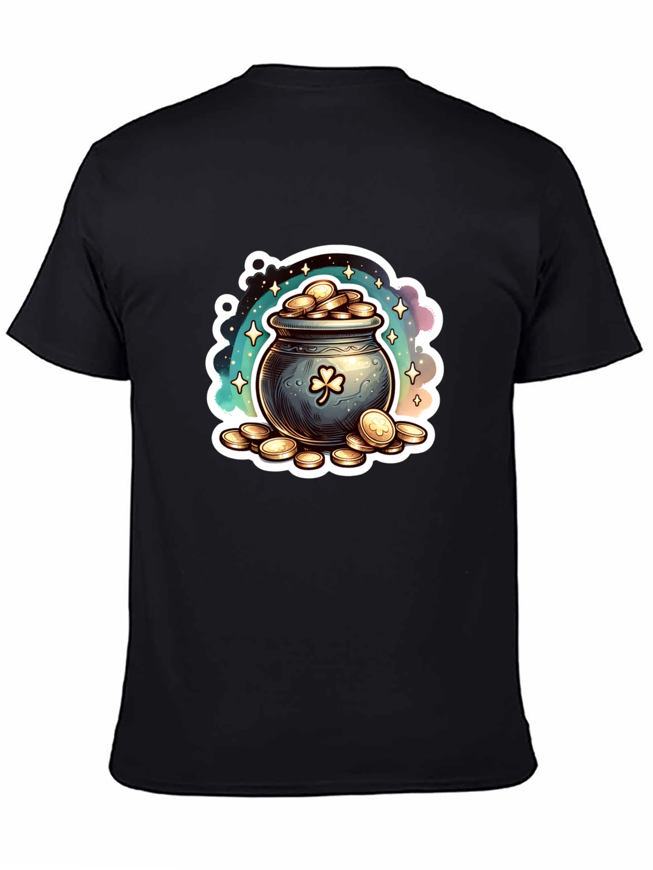 Lucky Pot of Gold St. Patricks Day Graphic T-Shirt