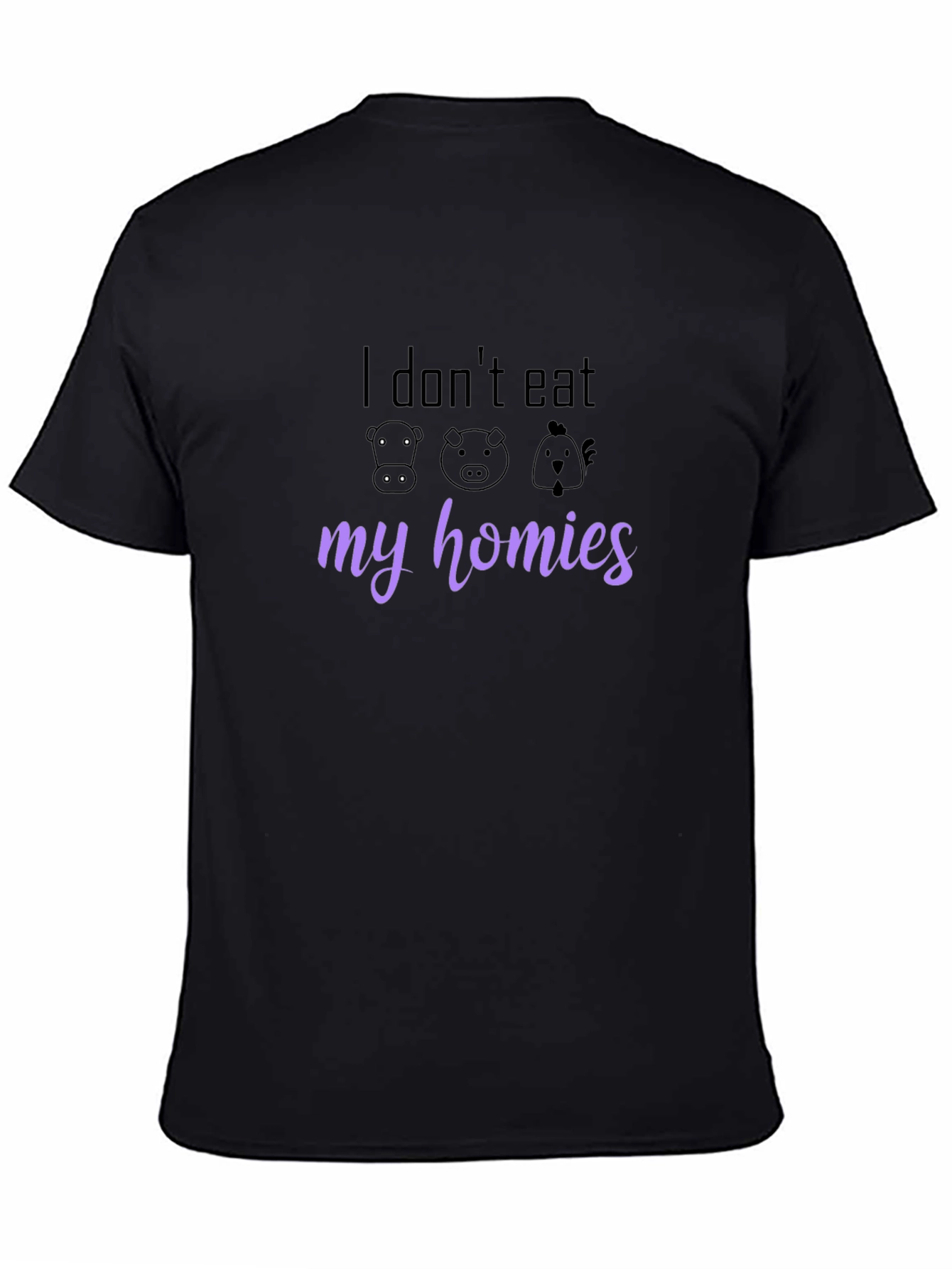 Vegan T-Shirt - I Dont Eat My Homies