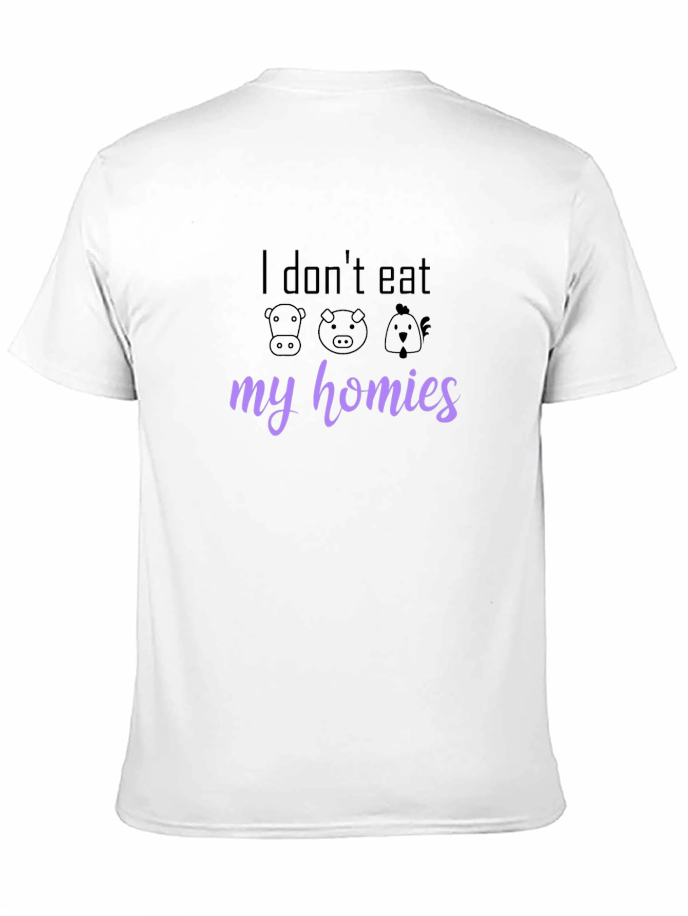 Vegan T-Shirt - I Dont Eat My Homies