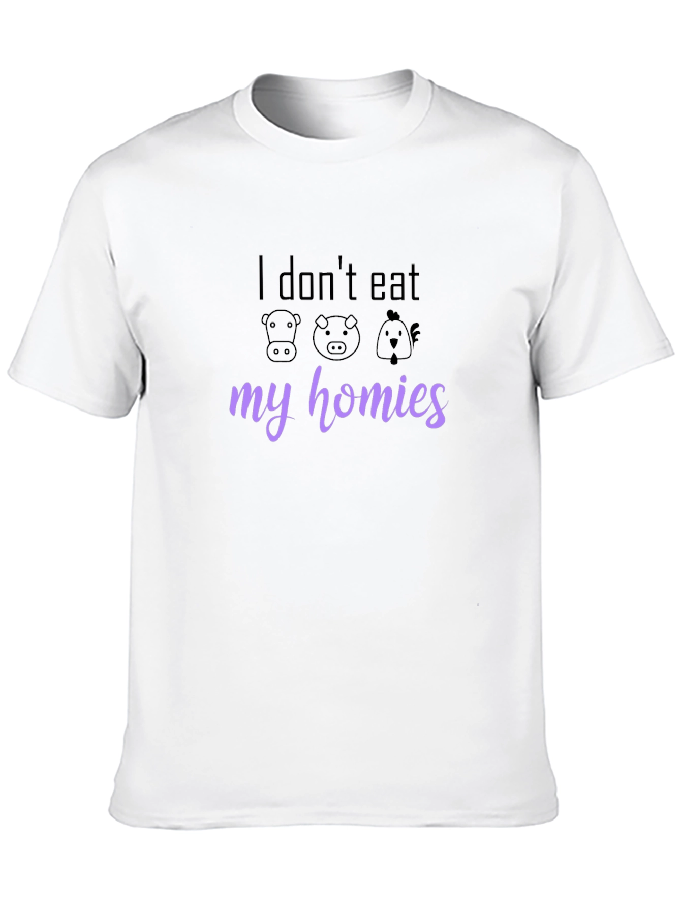Vegan T-Shirt - I Dont Eat My Homies