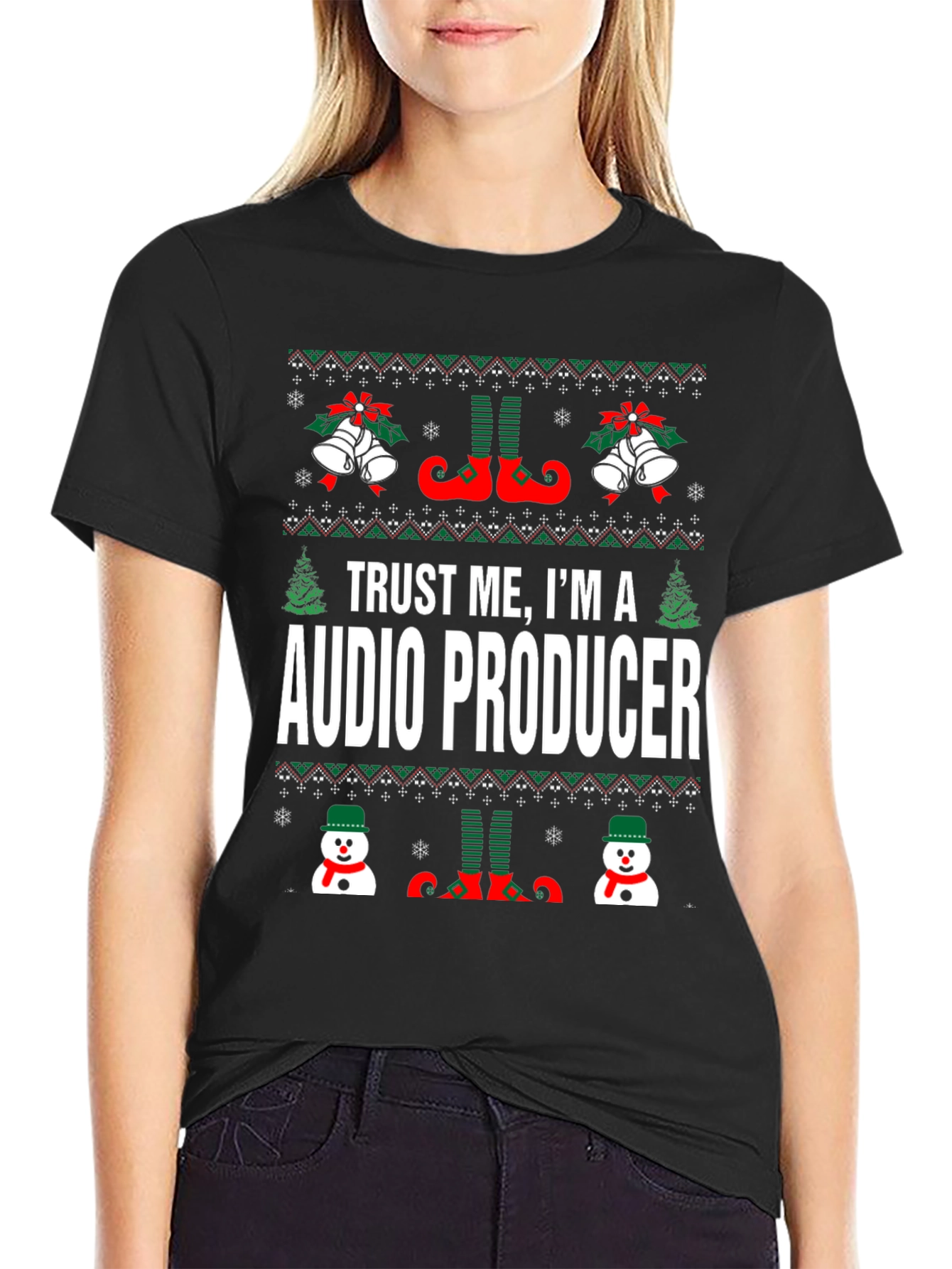Trust Me Im A Audio Producer Christmas T-Shirt