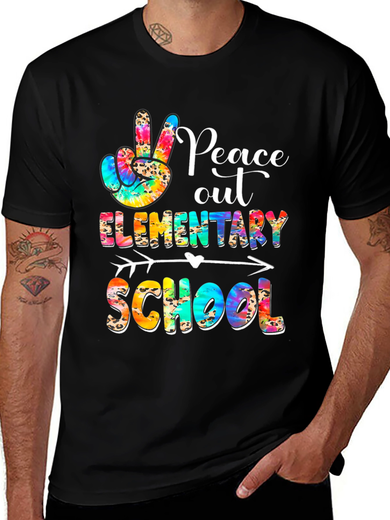 Peace Out Elementary School T-Shirt