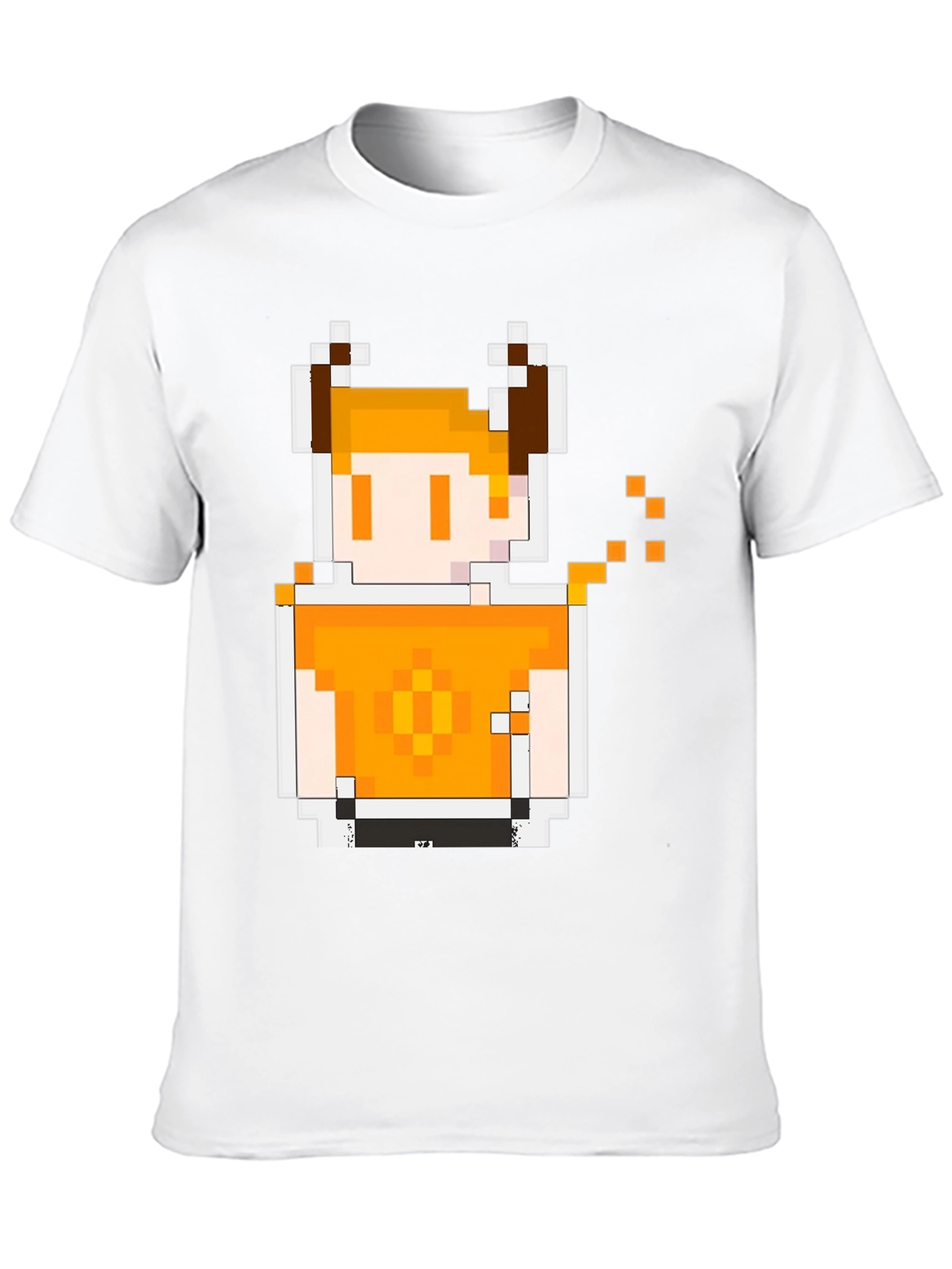 Pixel Art Character T-Shirt - Retro Gaming Style