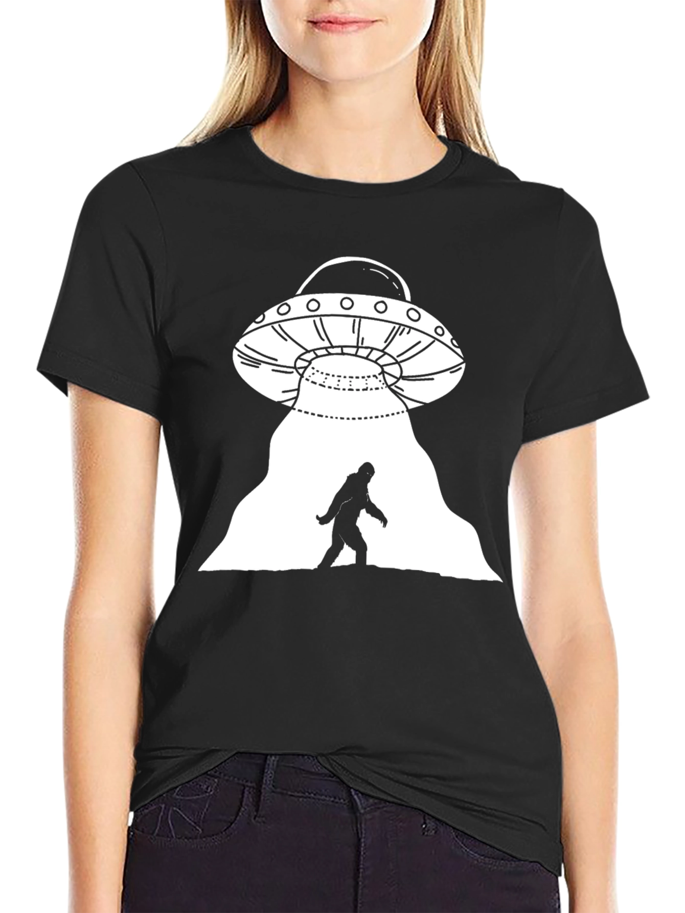 UFO Abduction Graphic Tee