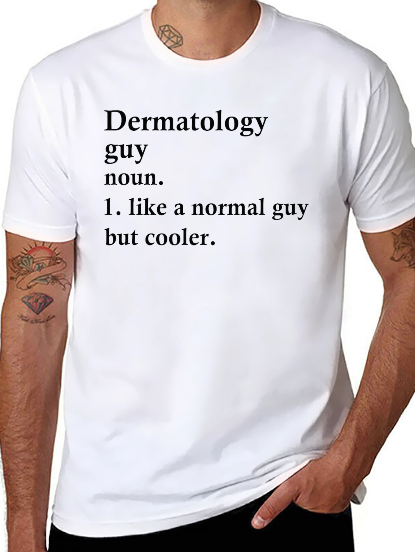 Dermatology Guy Definition T-Shirt - Novelty Graphic Tee