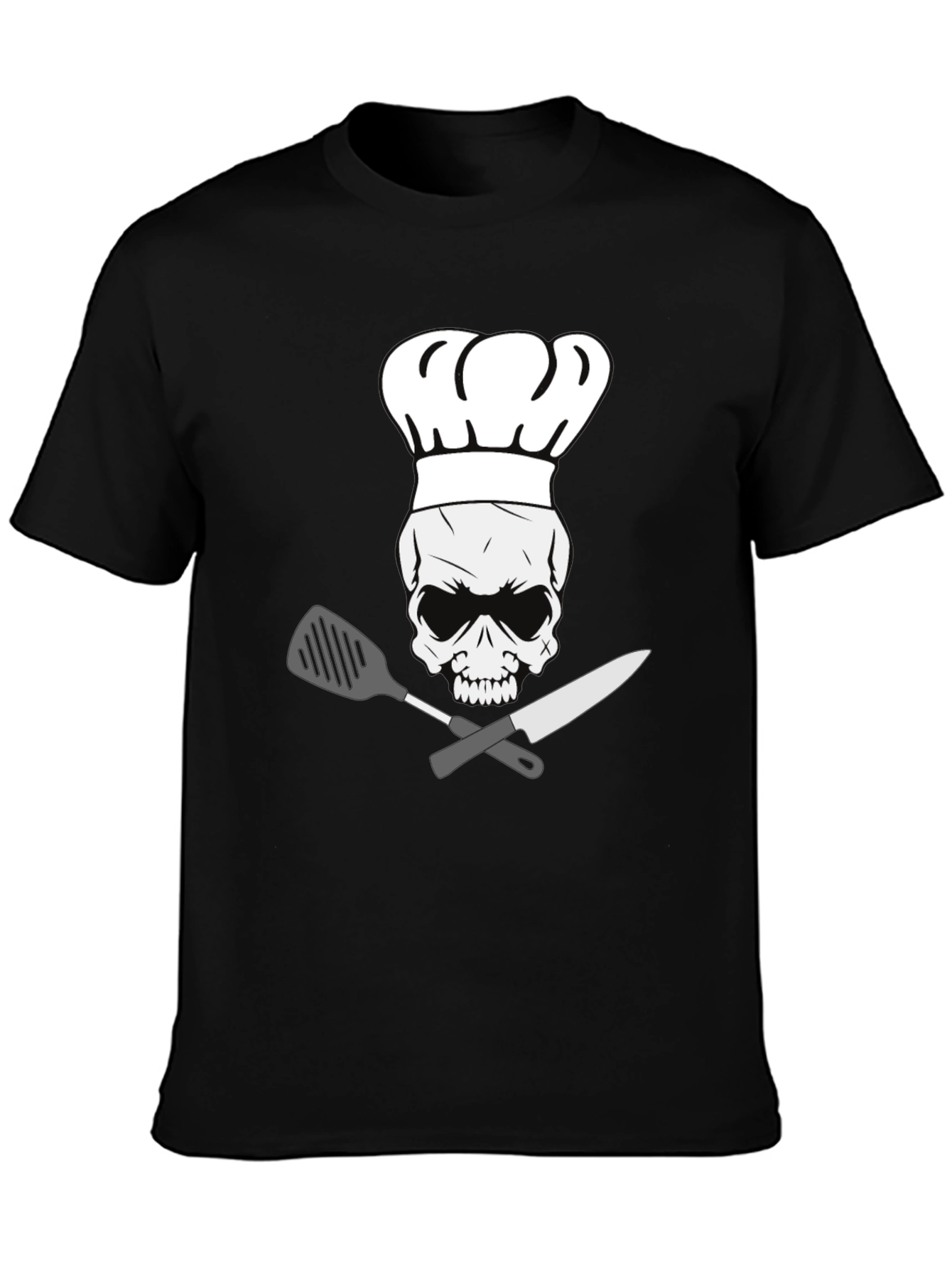 Chef Skull T-Shirt - Culinary Skeleton Tee