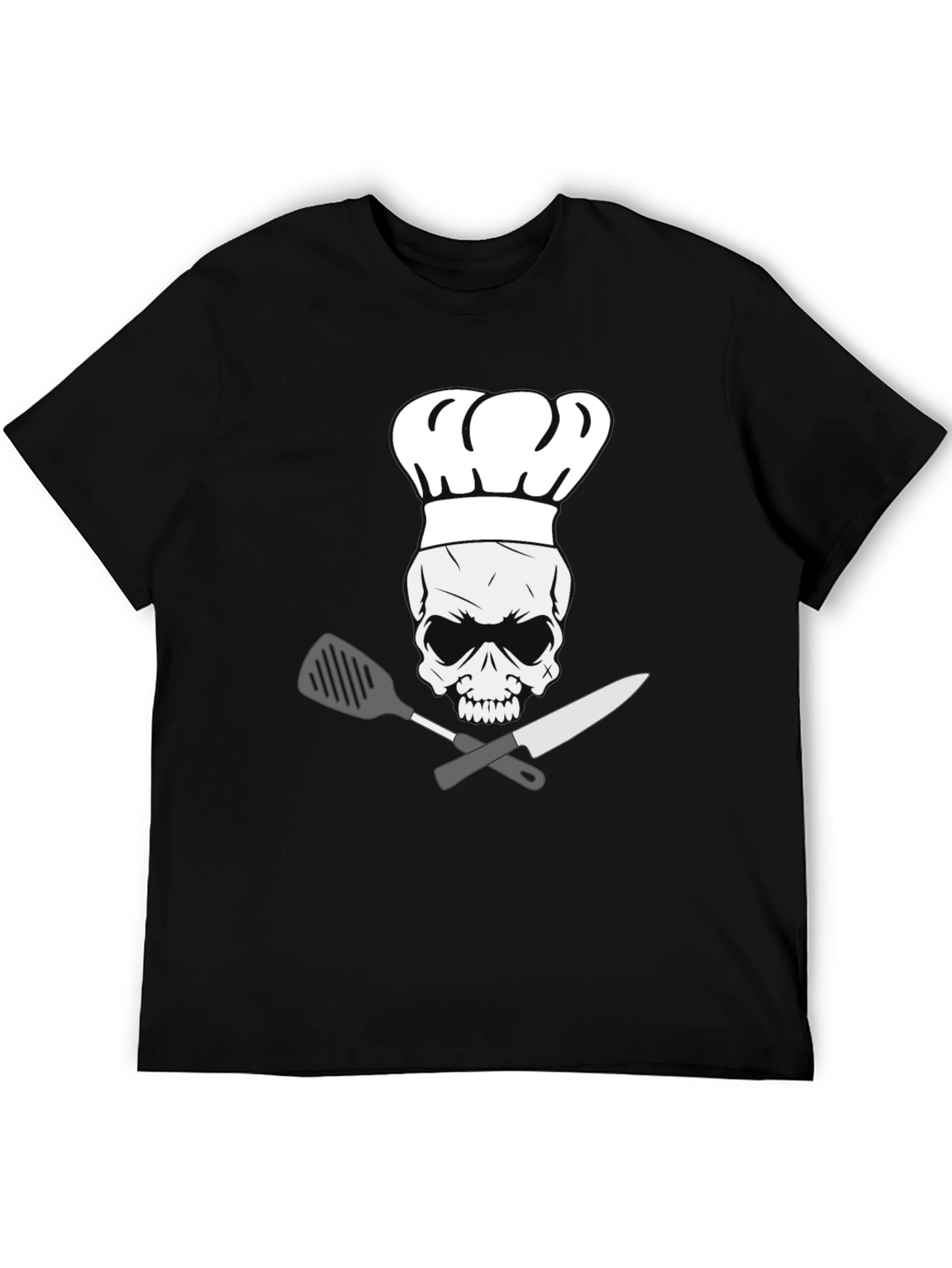 Chef Skull T-Shirt - Culinary Skeleton Tee