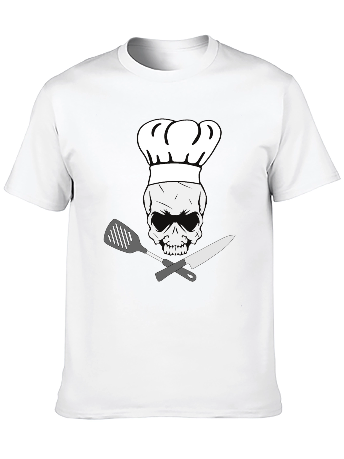 Chef Skull T-Shirt - Culinary Skeleton Tee