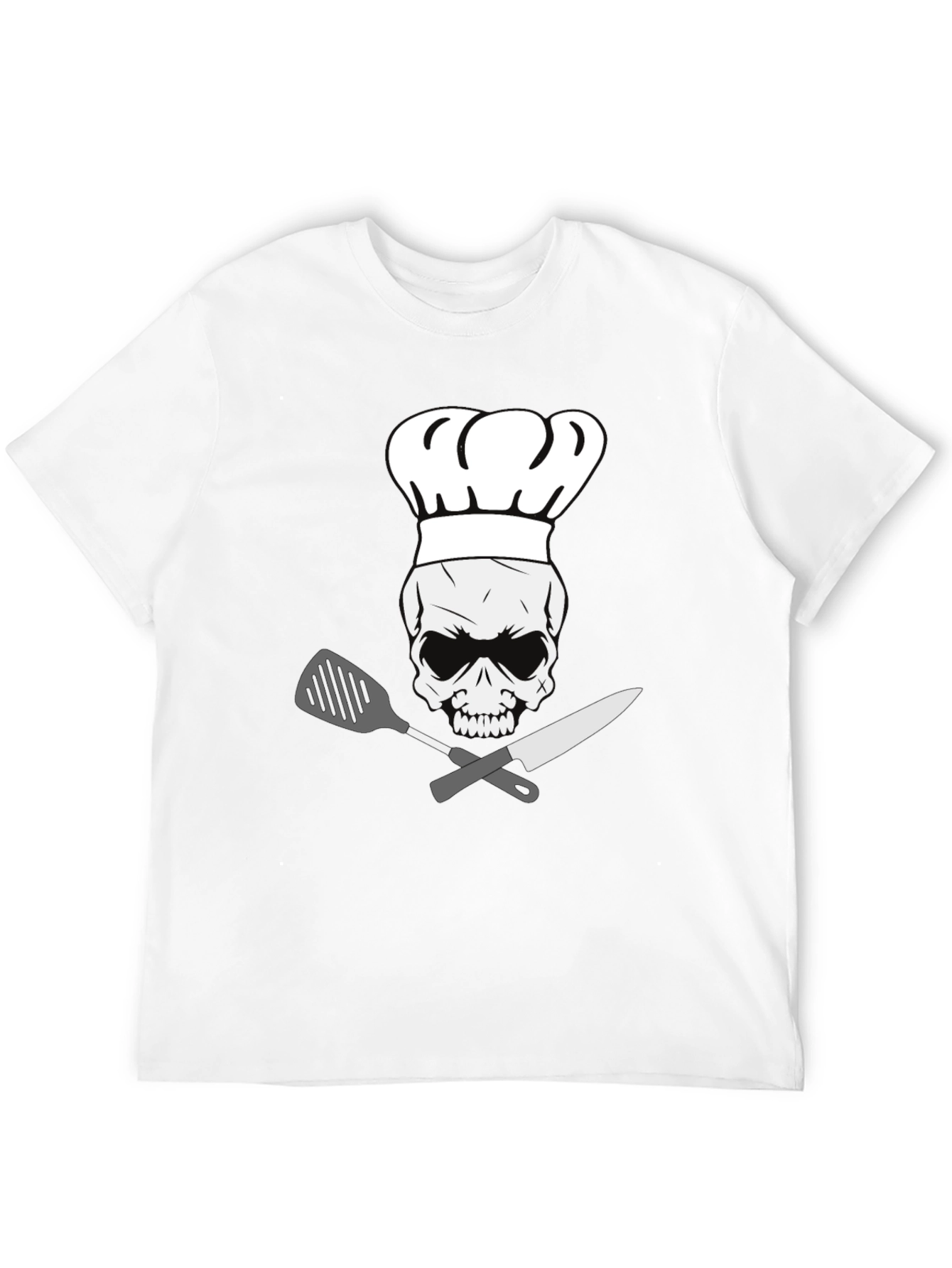 Chef Skull T-Shirt - Culinary Skeleton Tee