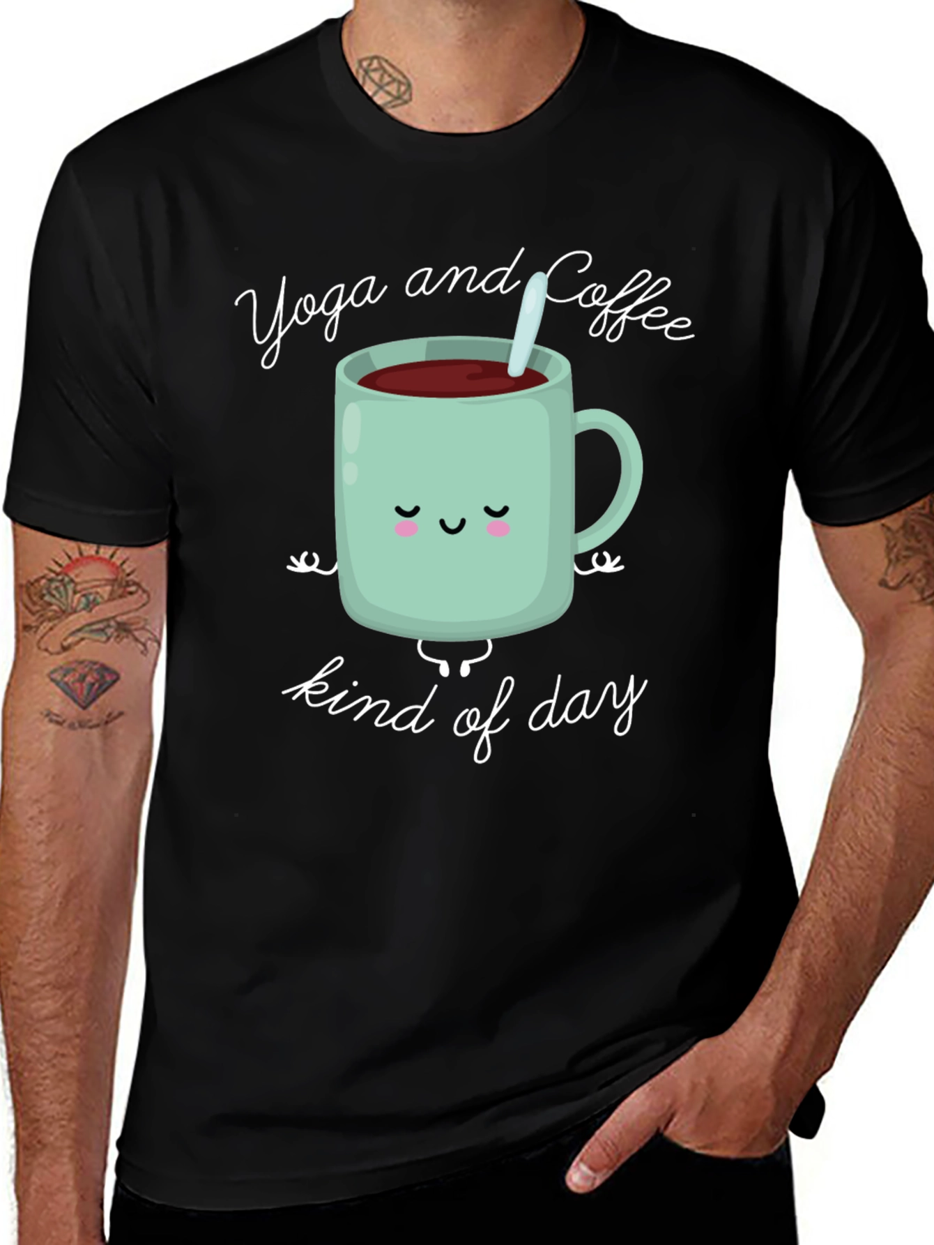 Yoga and Coffee Kind of Day Tee