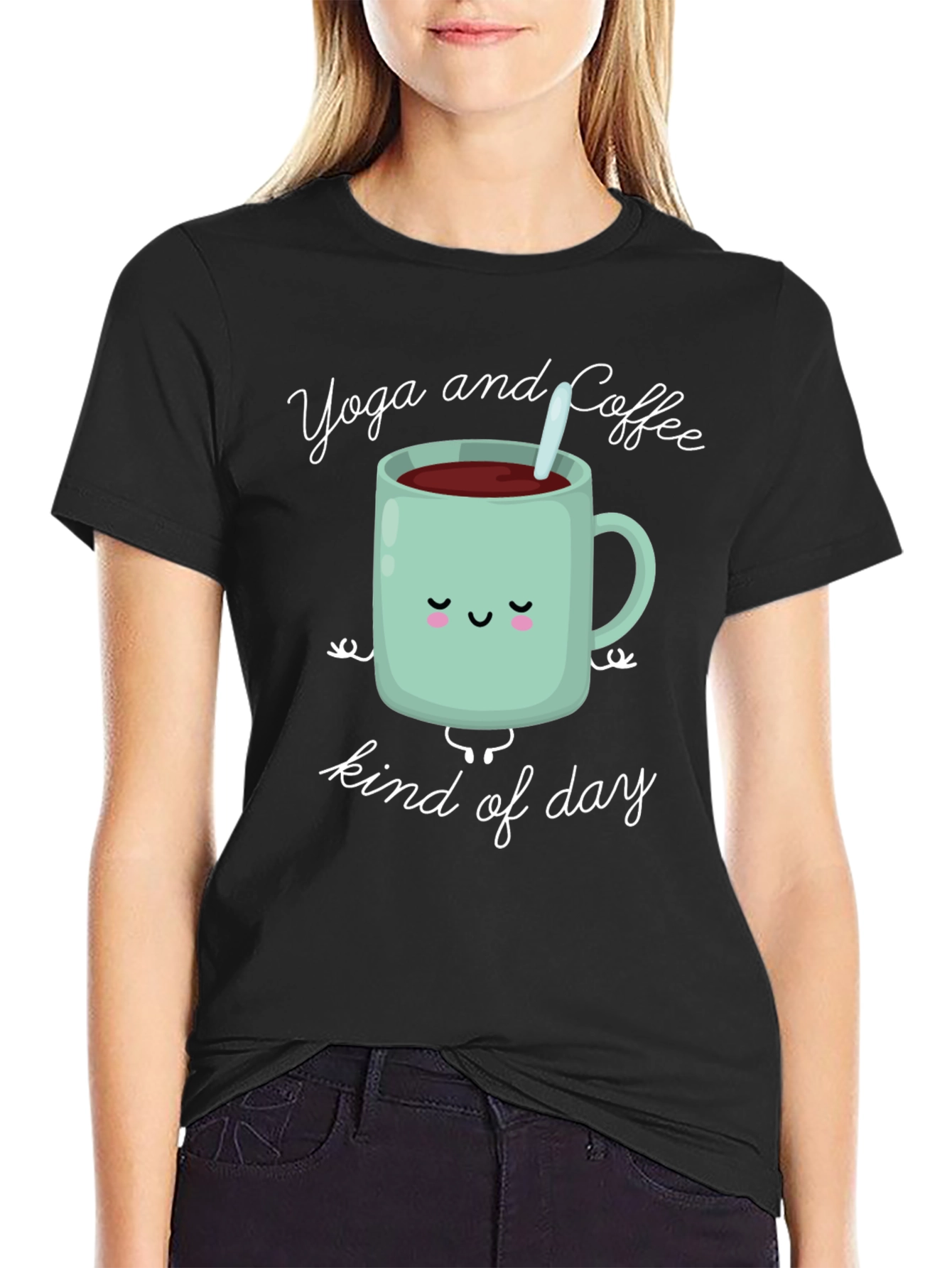 Yoga and Coffee Kind of Day Tee