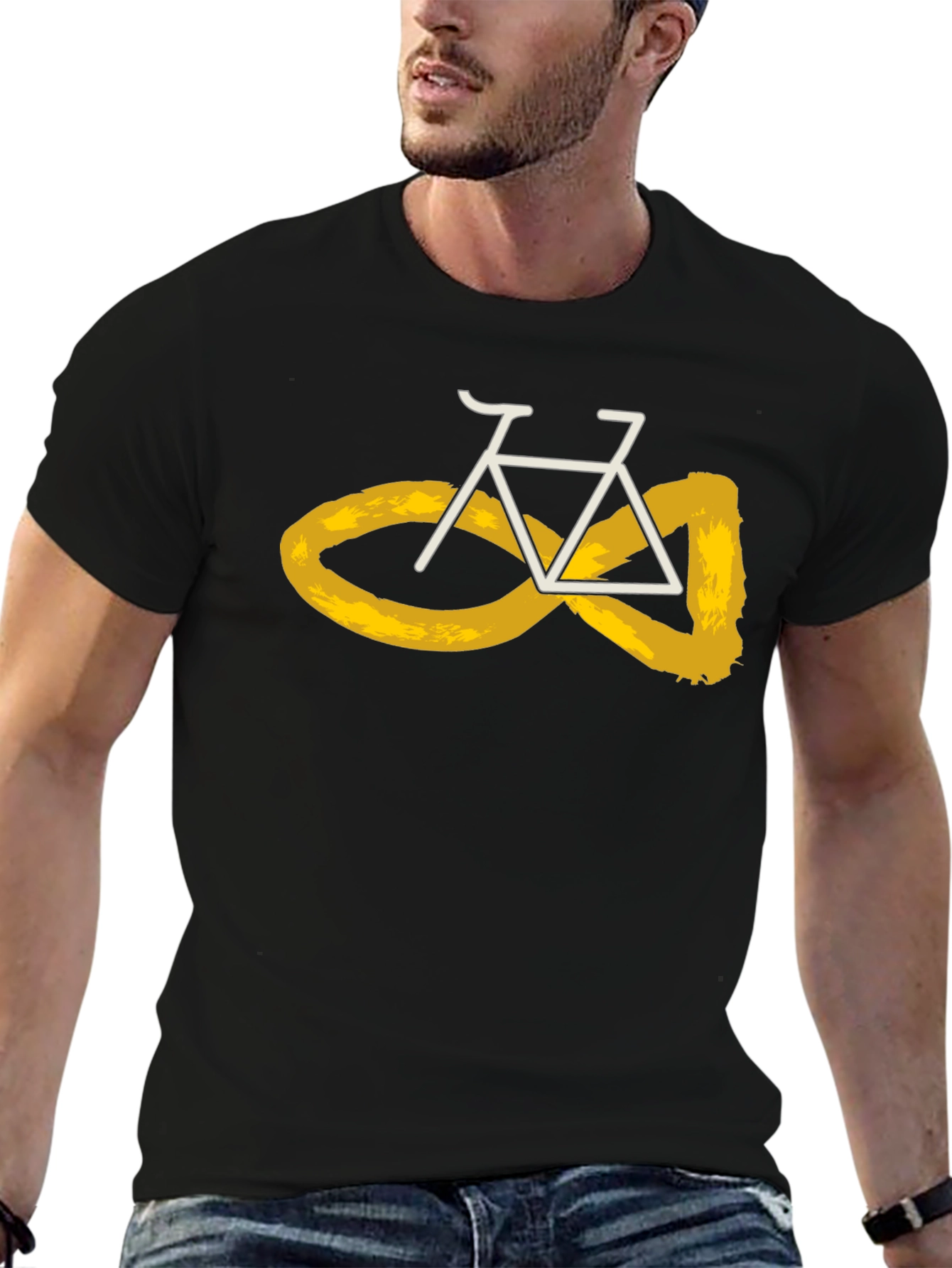Bike & Infinity Symbol T-Shirt