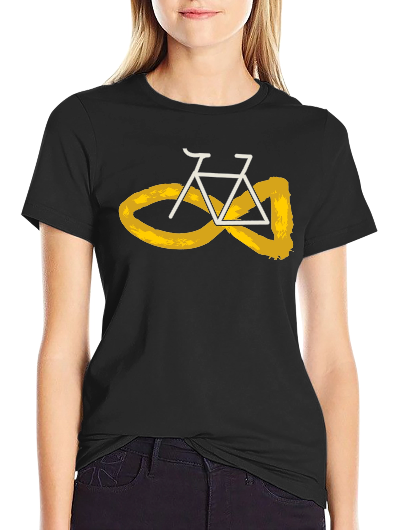 Bike & Infinity Symbol T-Shirt
