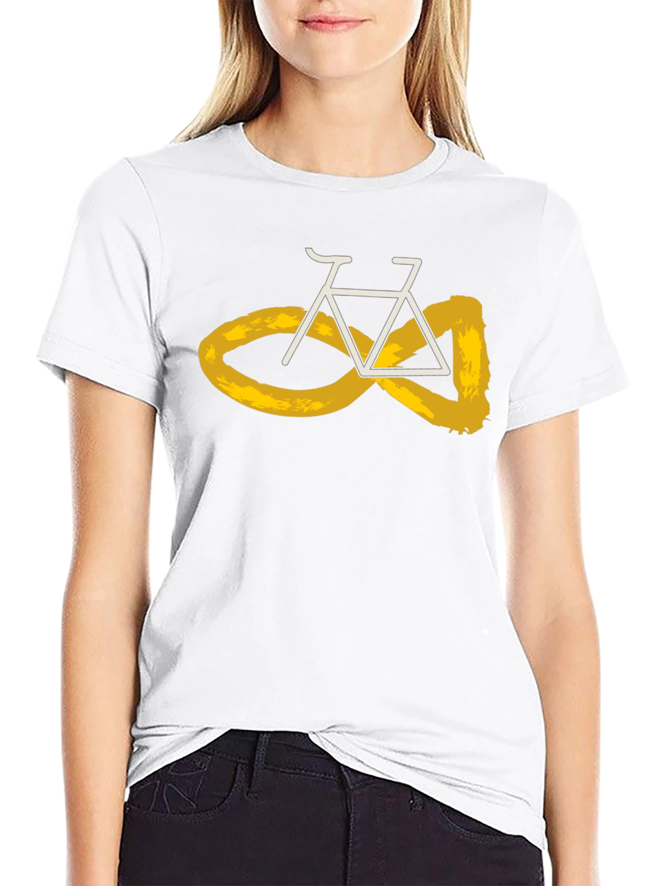 Bike & Infinity Symbol T-Shirt
