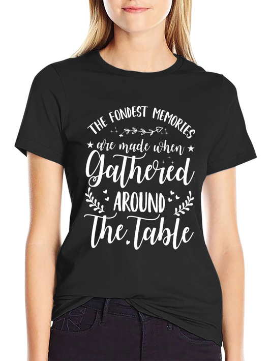 Fondest Memories Graphic Tee - Gathered Around The Table