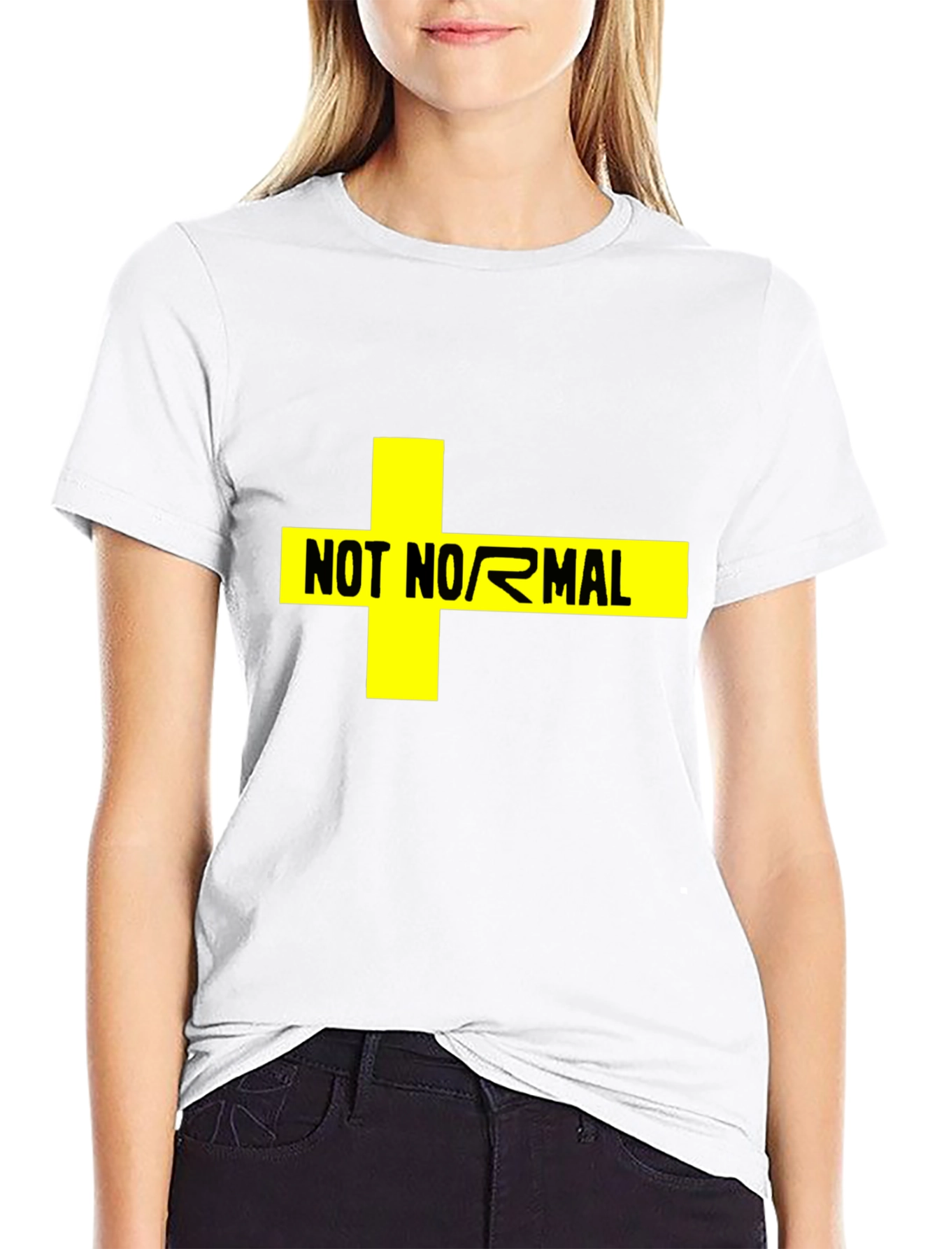 Not Normal Graphic Tee - Bold Statement Shirt