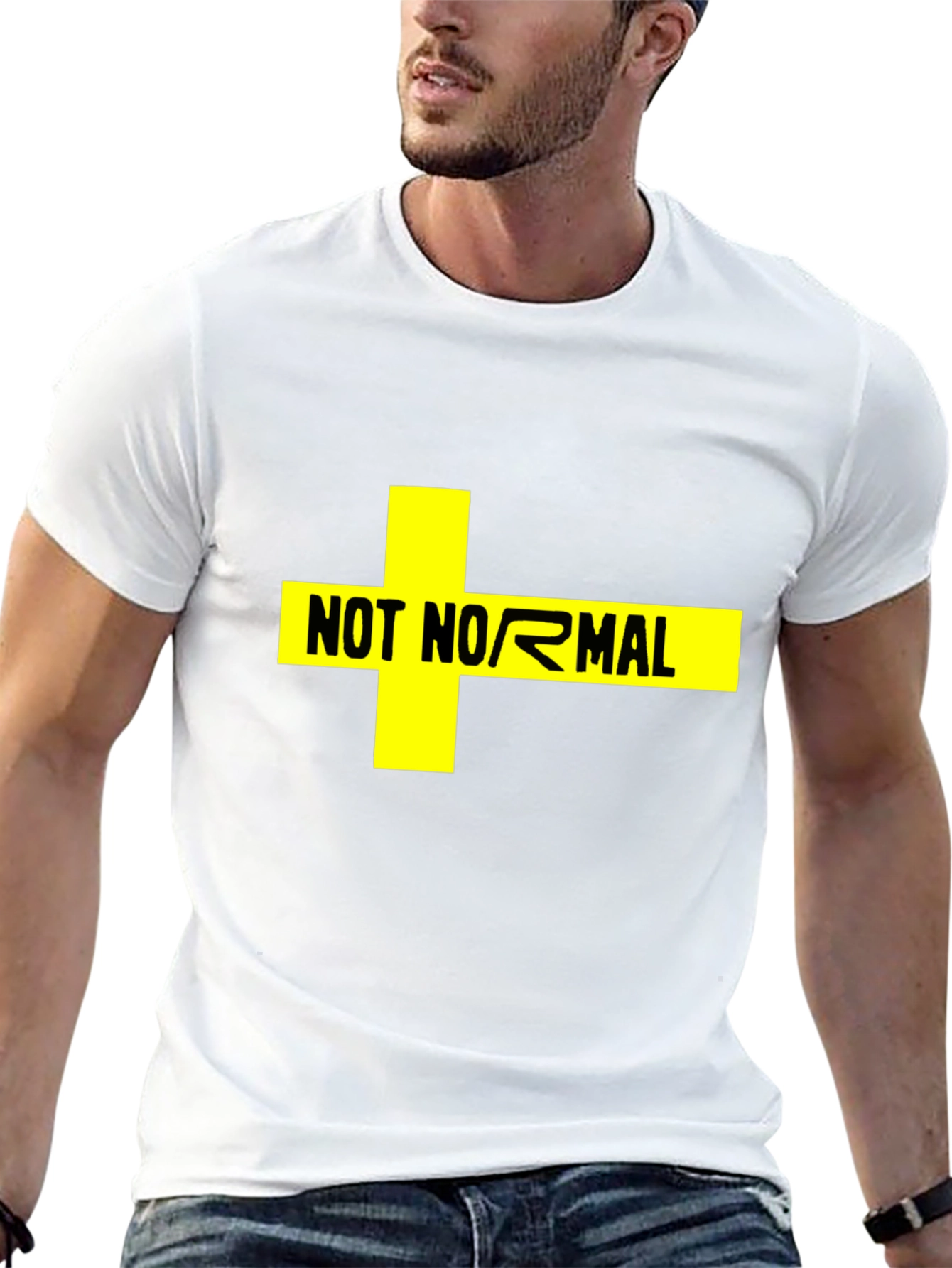 Not Normal Graphic Tee - Bold Statement Shirt