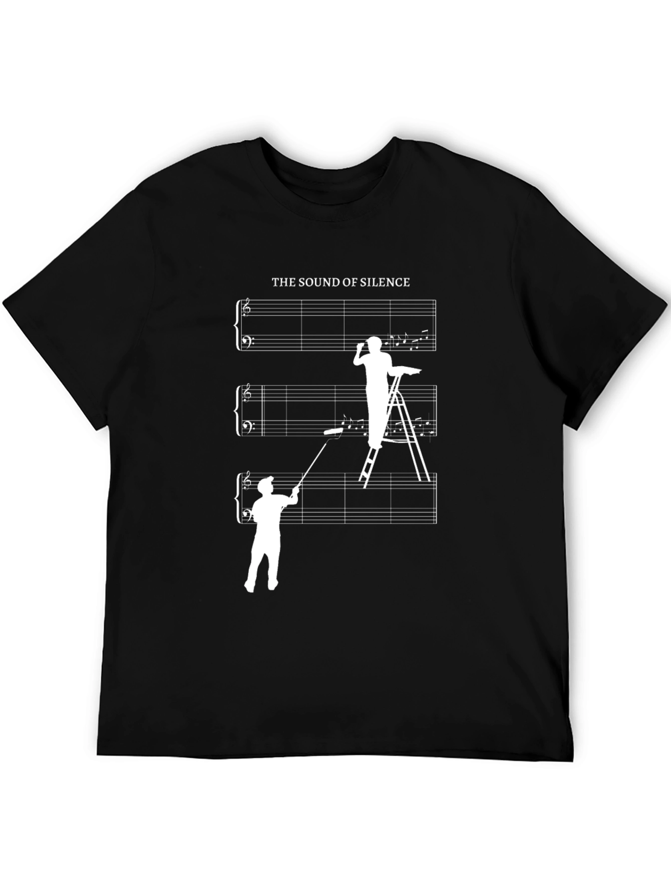 The Sound of Silence Musician Humor T-Shirt