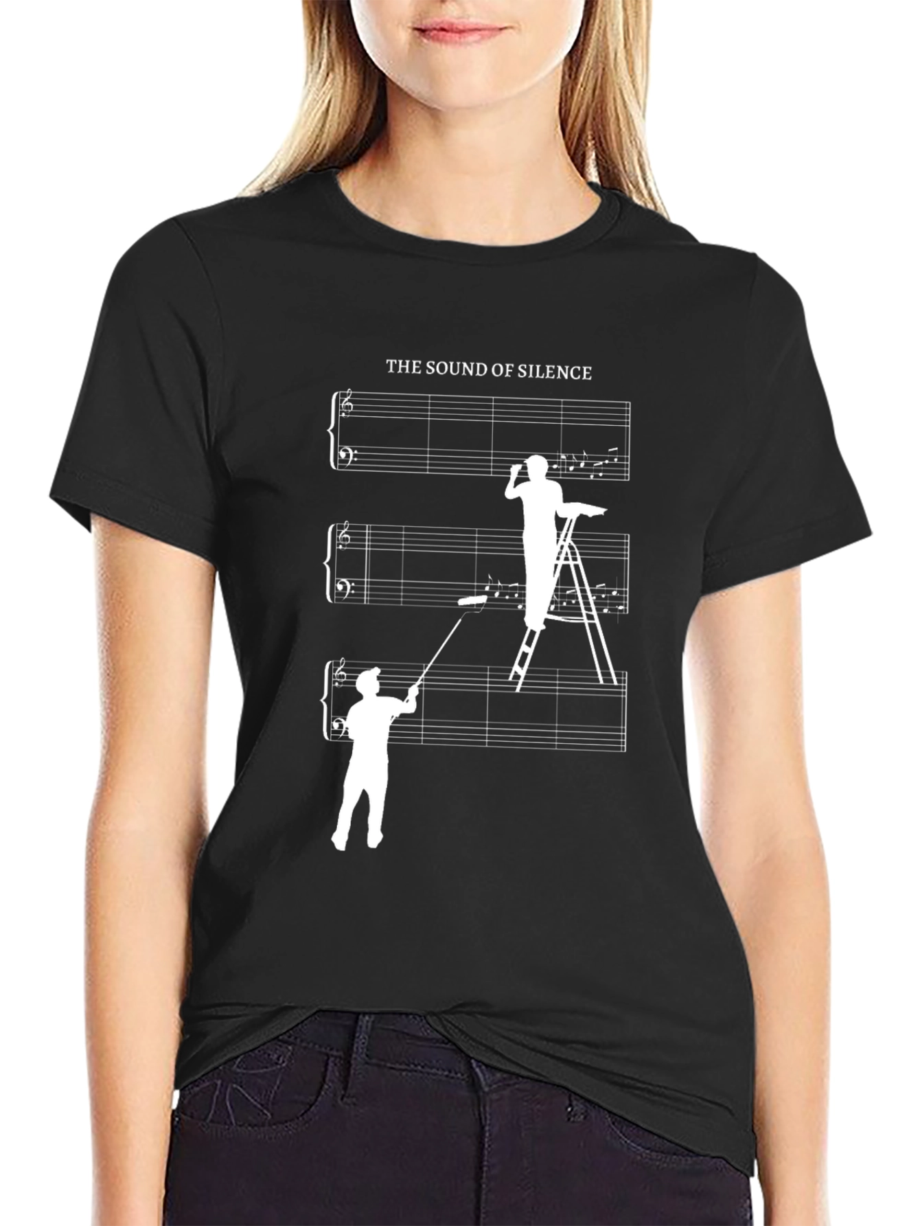 The Sound of Silence Musician Humor T-Shirt