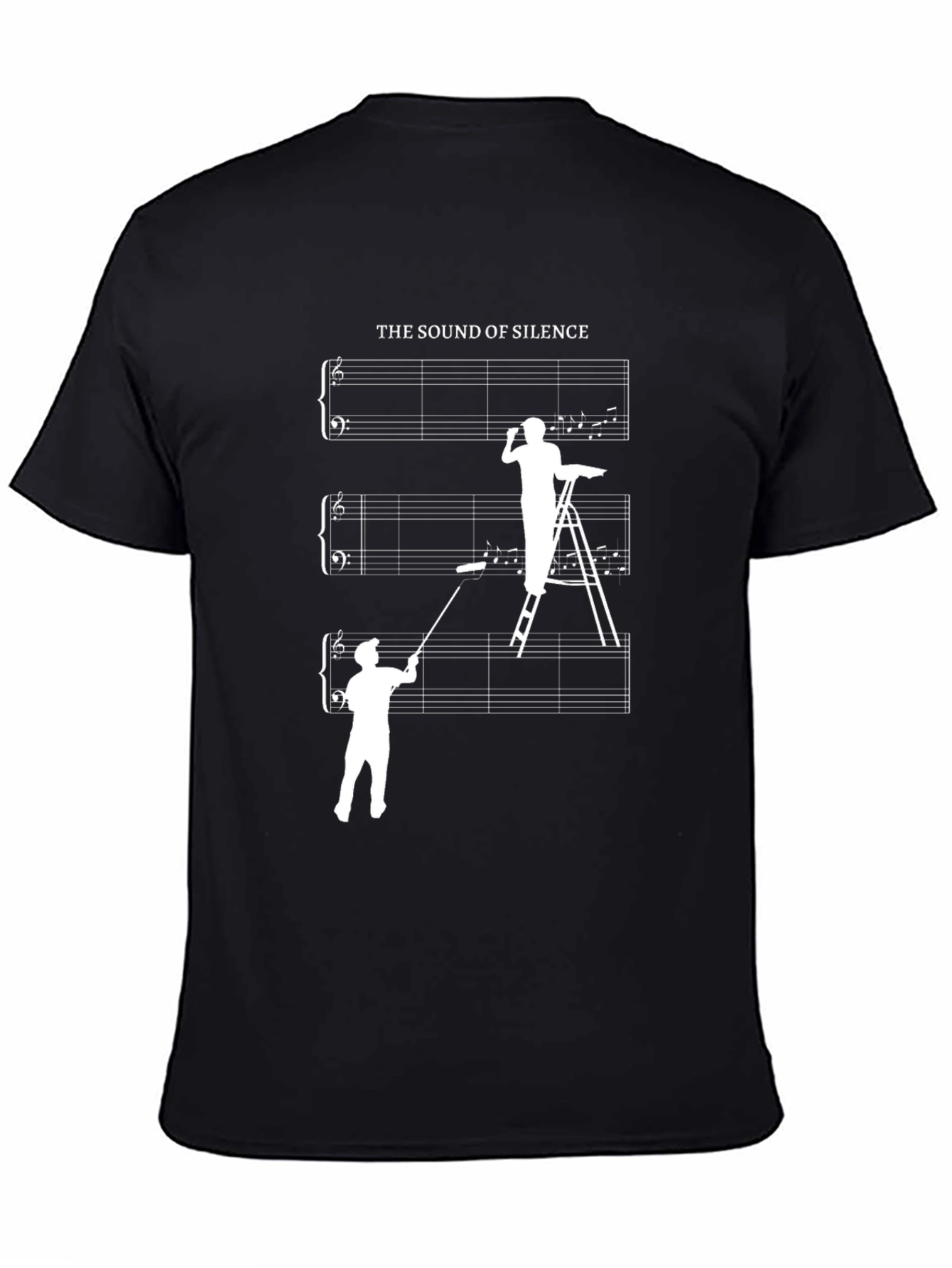 The Sound of Silence Musician Humor T-Shirt