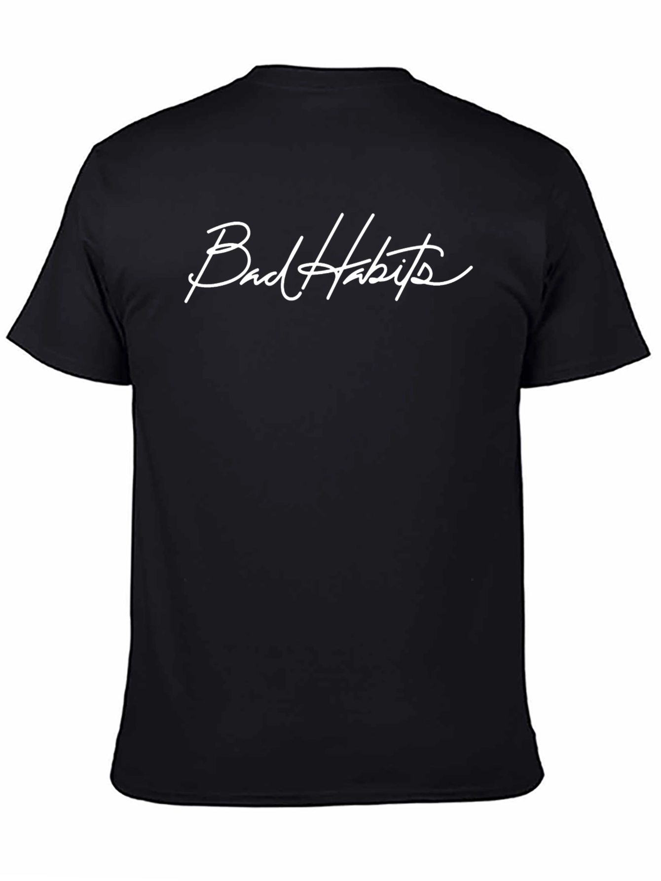 Bad Habits Black Graphic Tee