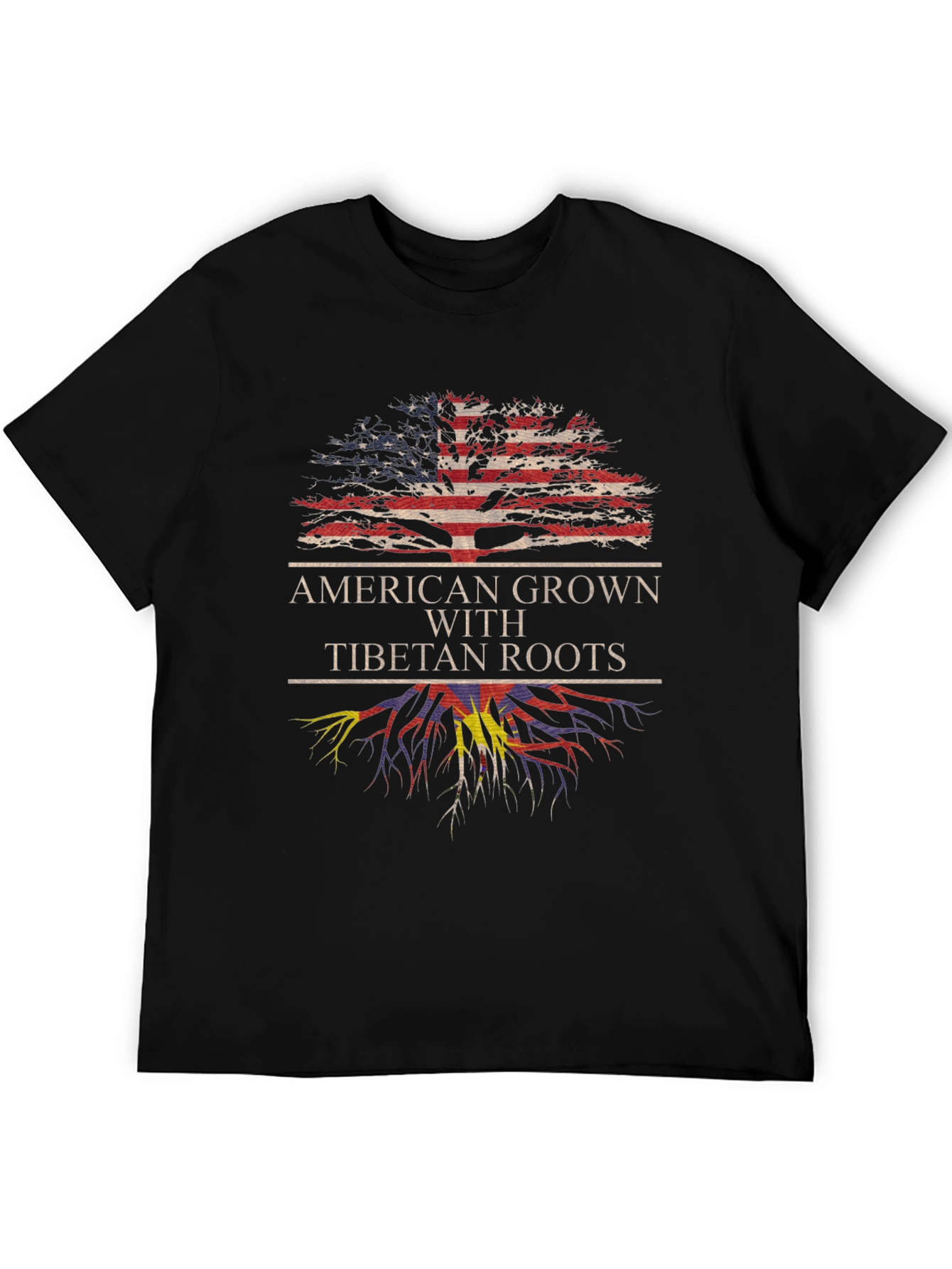 American Grown Tibetan Roots T-Shirt
