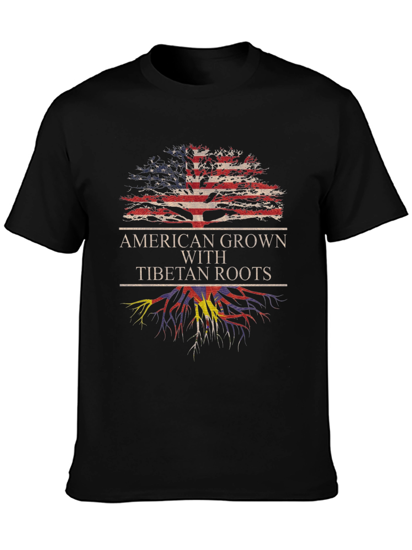 American Grown Tibetan Roots T-Shirt