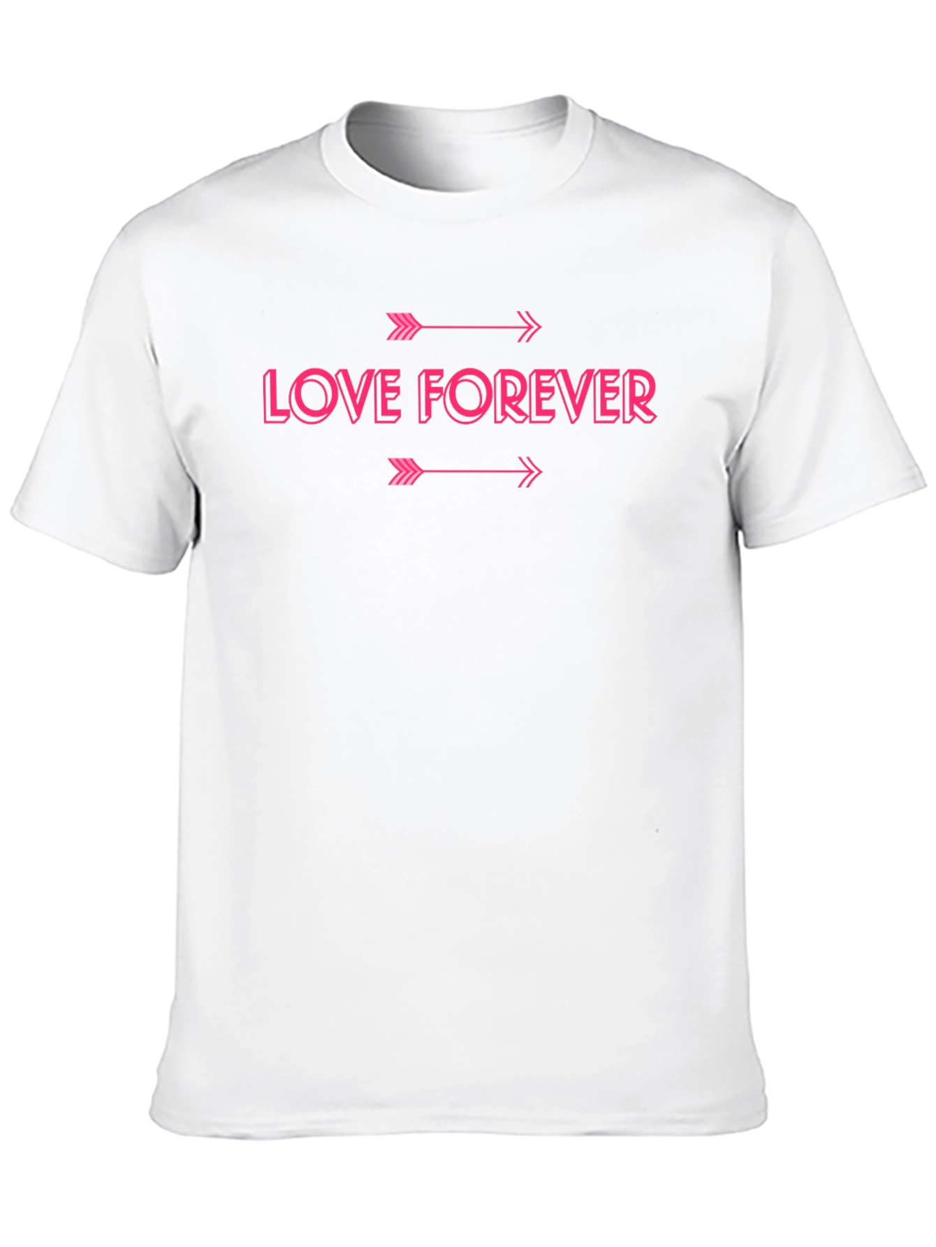 Love Forever Graphic Tee - Black Cotton Shirt