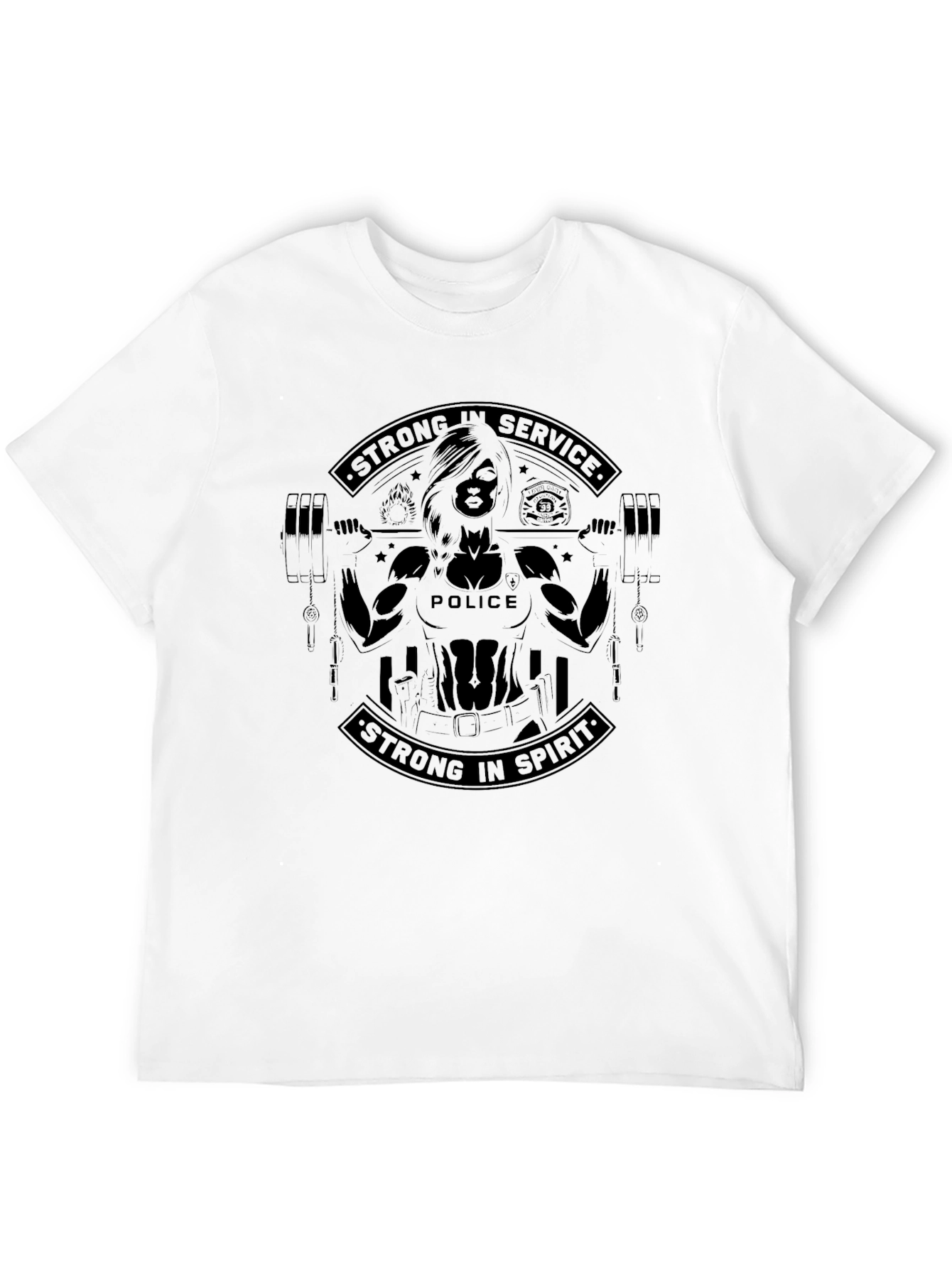 Strong in Service Police T-Shirt
