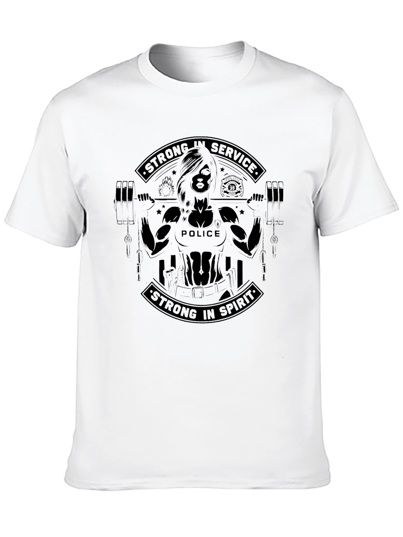 Strong in Service Police T-Shirt