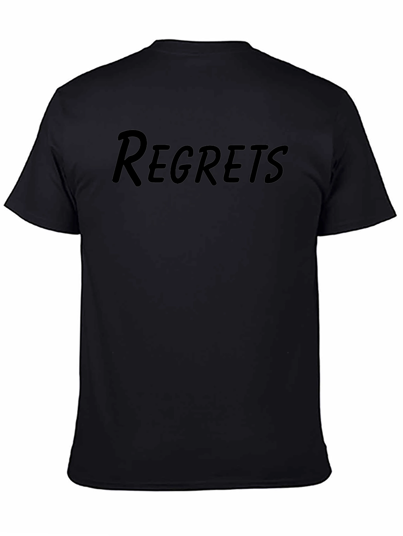 Regrets Black T-Shirt