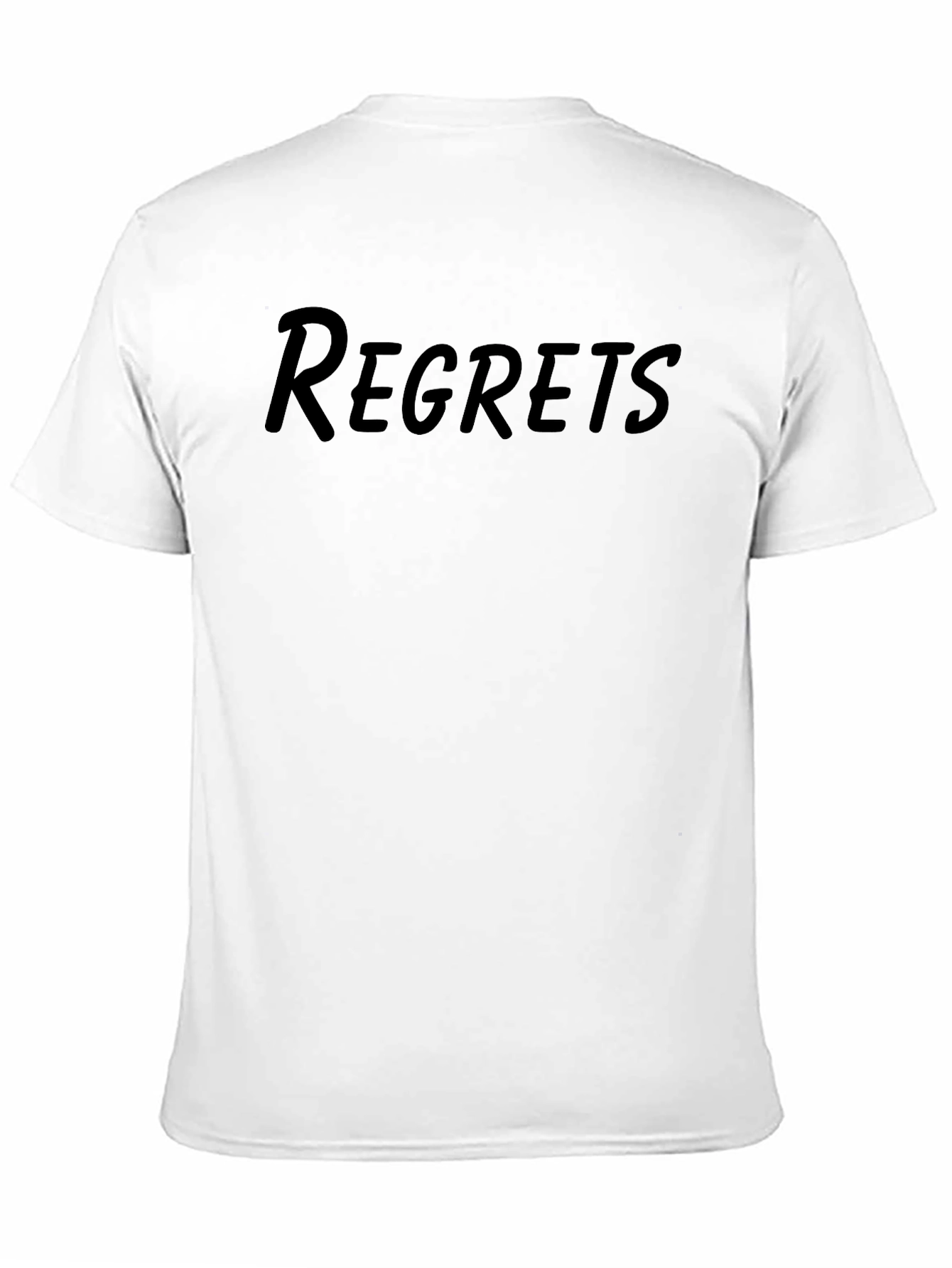 Regrets Black T-Shirt