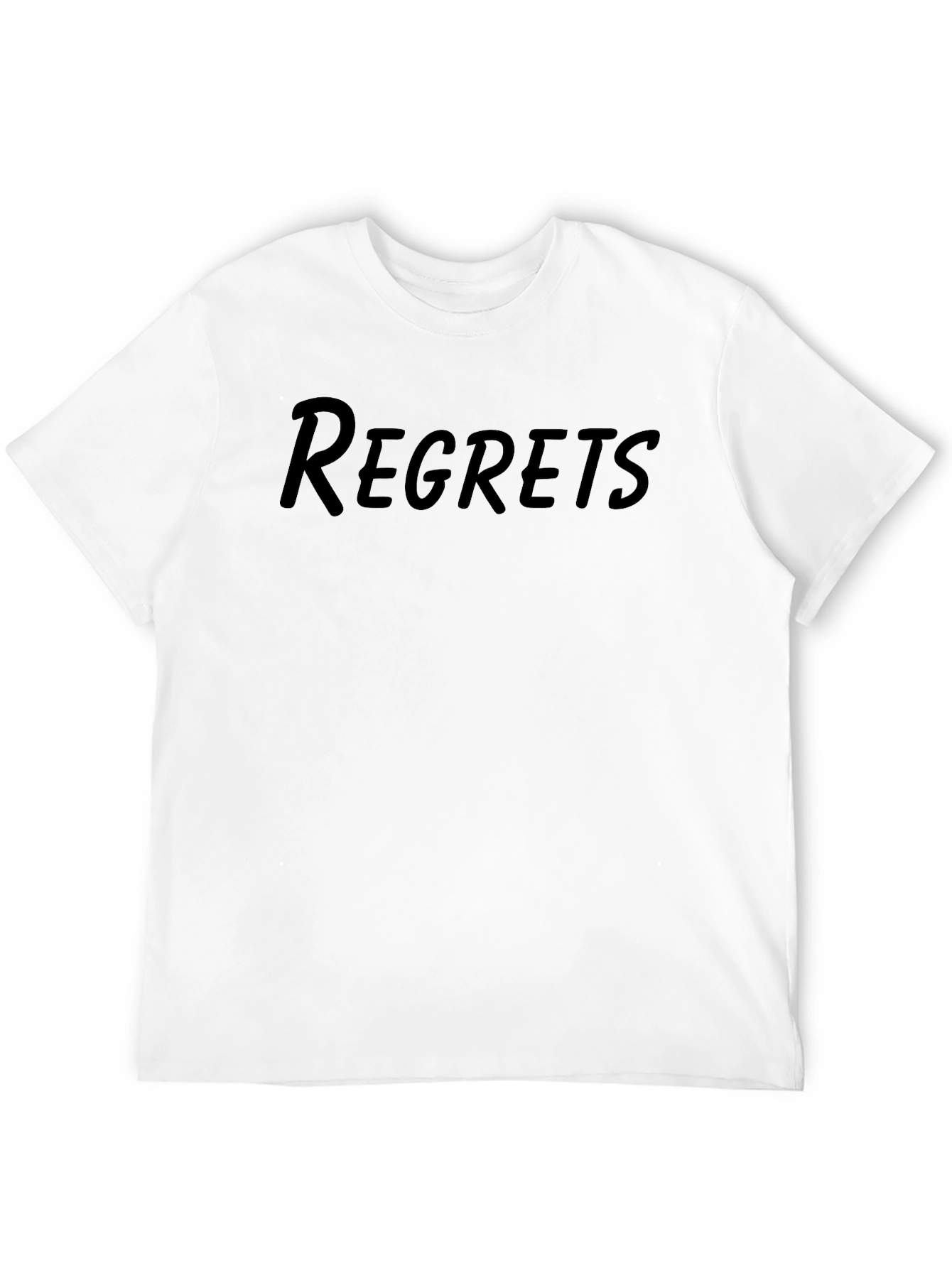 Regrets Black T-Shirt