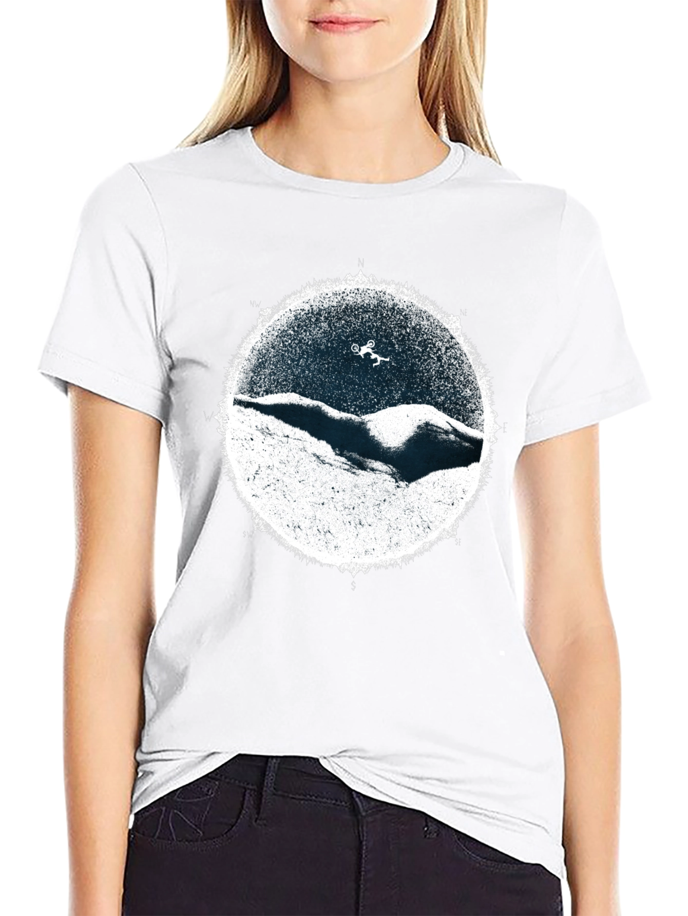 Mountain Bike Rider T-Shirt - Thrilling Design