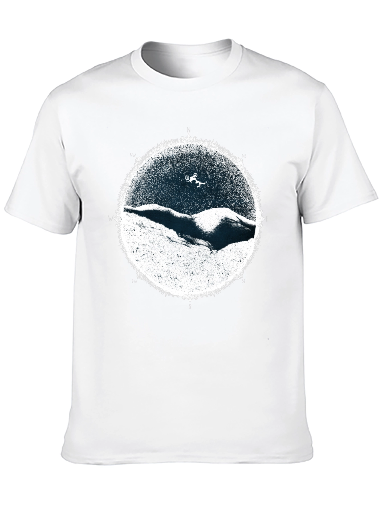 Mountain Bike Rider T-Shirt - Thrilling Design