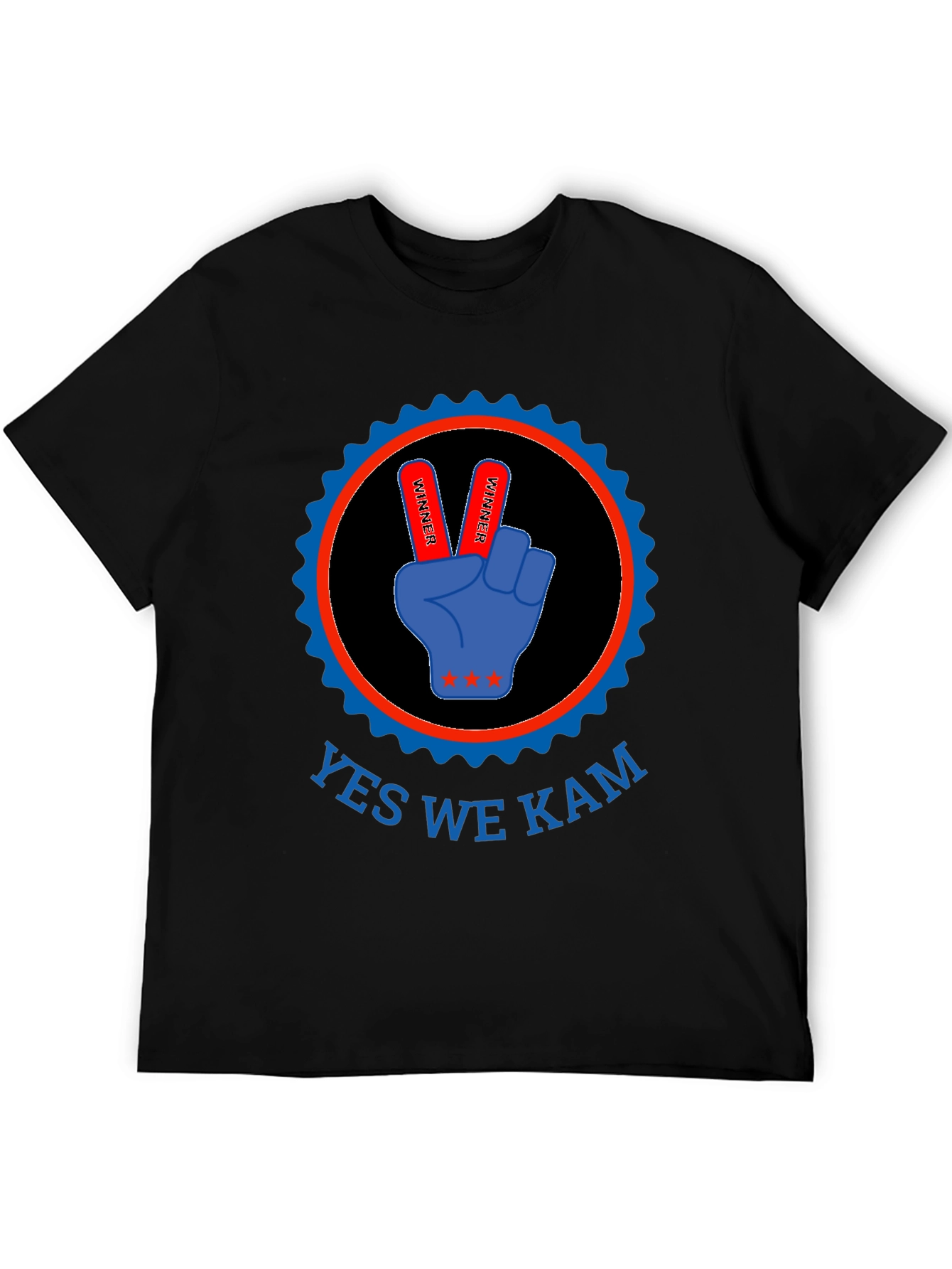Yes We Kam T-Shirt - Victory Hand Design
