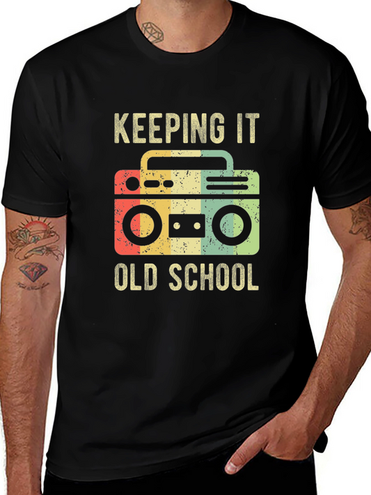 Keeping It Old School Retro Boombox T-Shirt