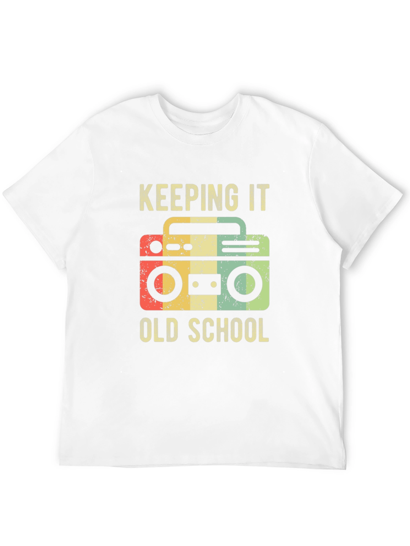 Keeping It Old School Retro Boombox T-Shirt