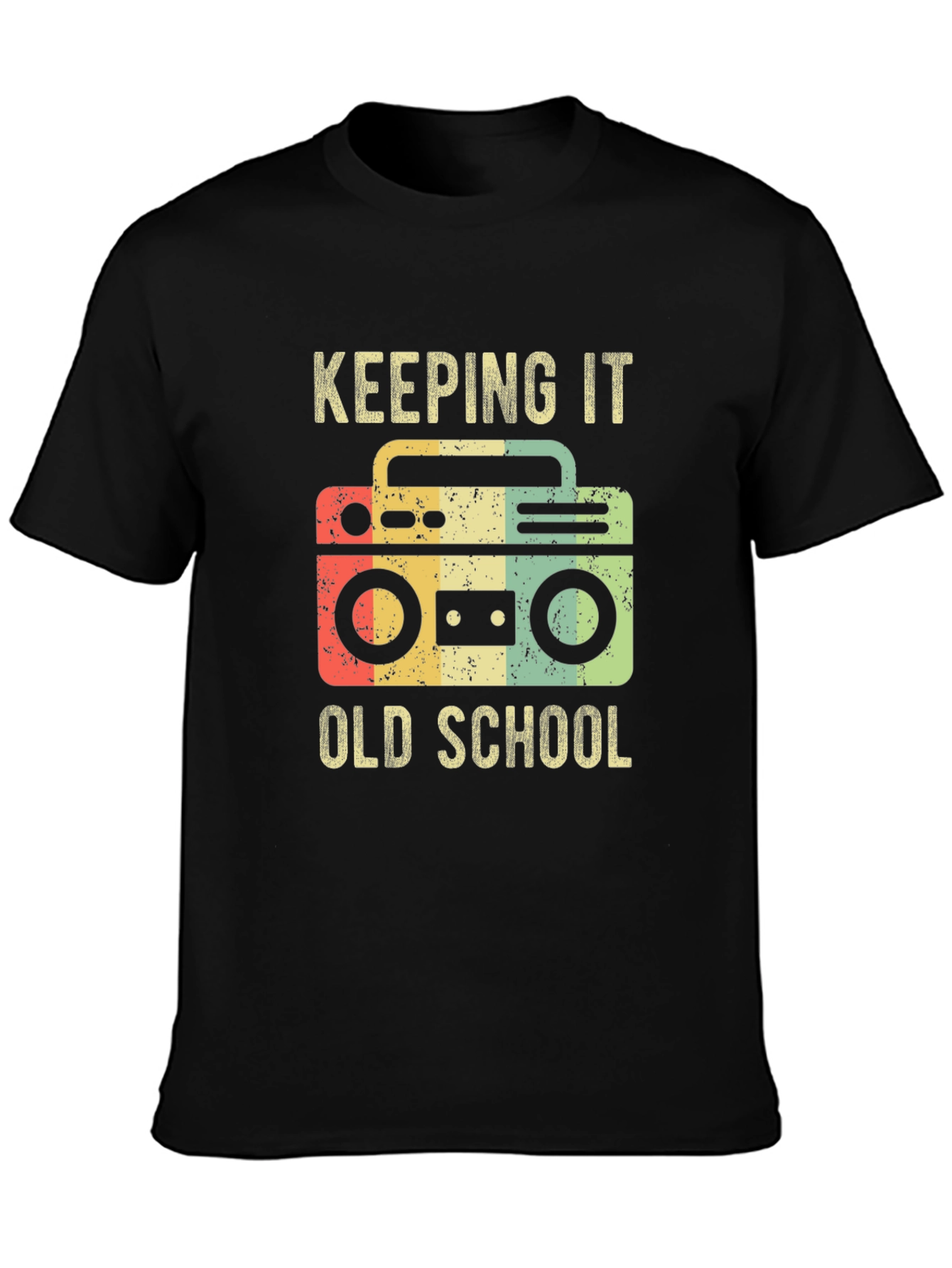 Keeping It Old School Retro Boombox T-Shirt