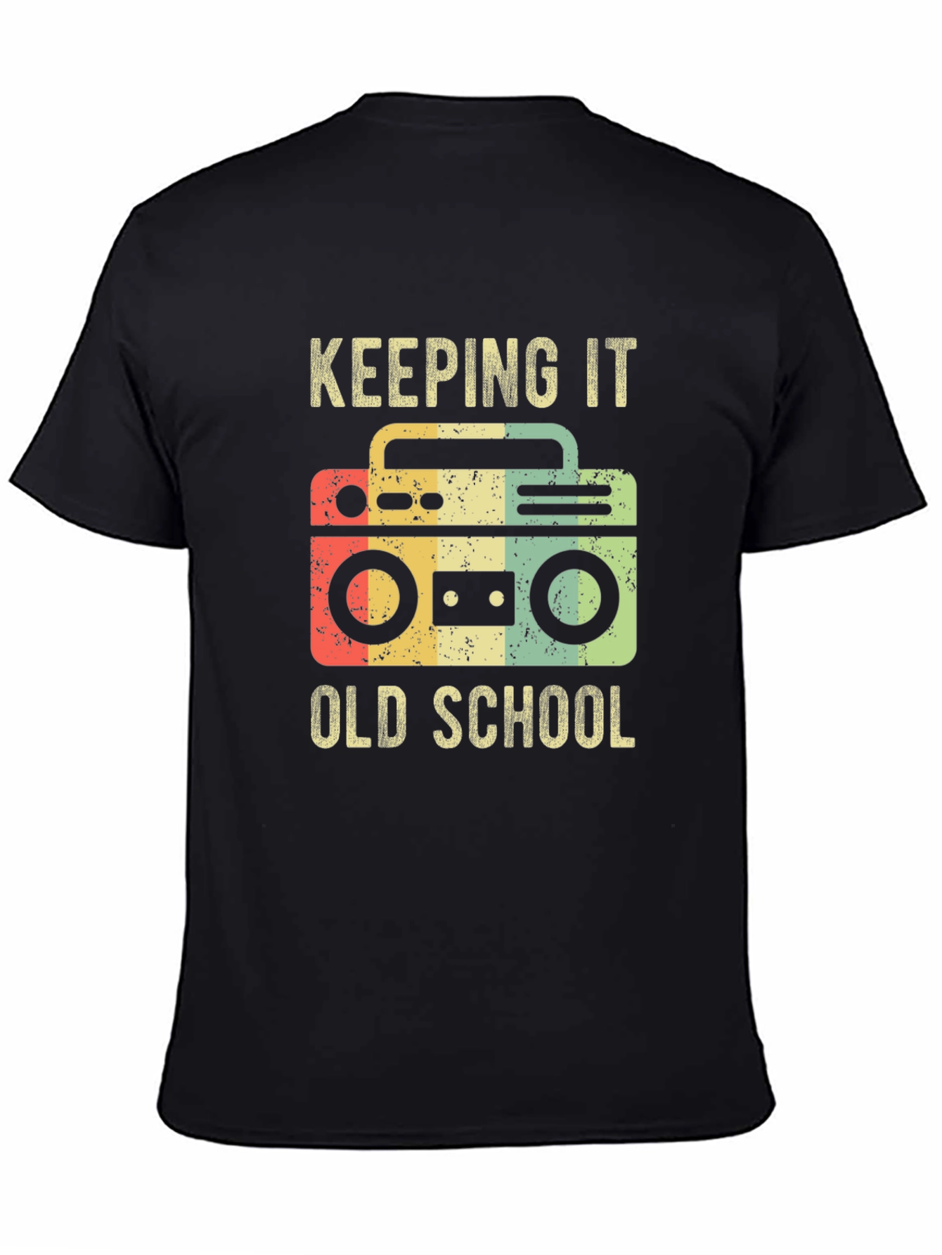 Keeping It Old School Retro Boombox T-Shirt