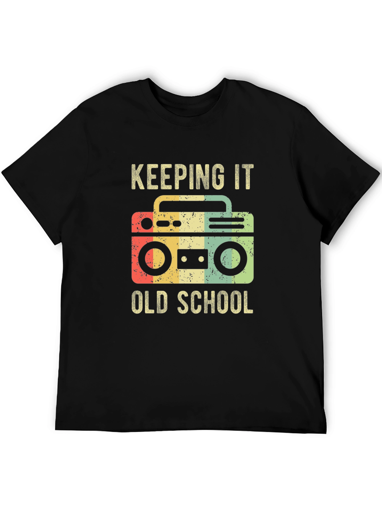 Keeping It Old School Retro Boombox T-Shirt