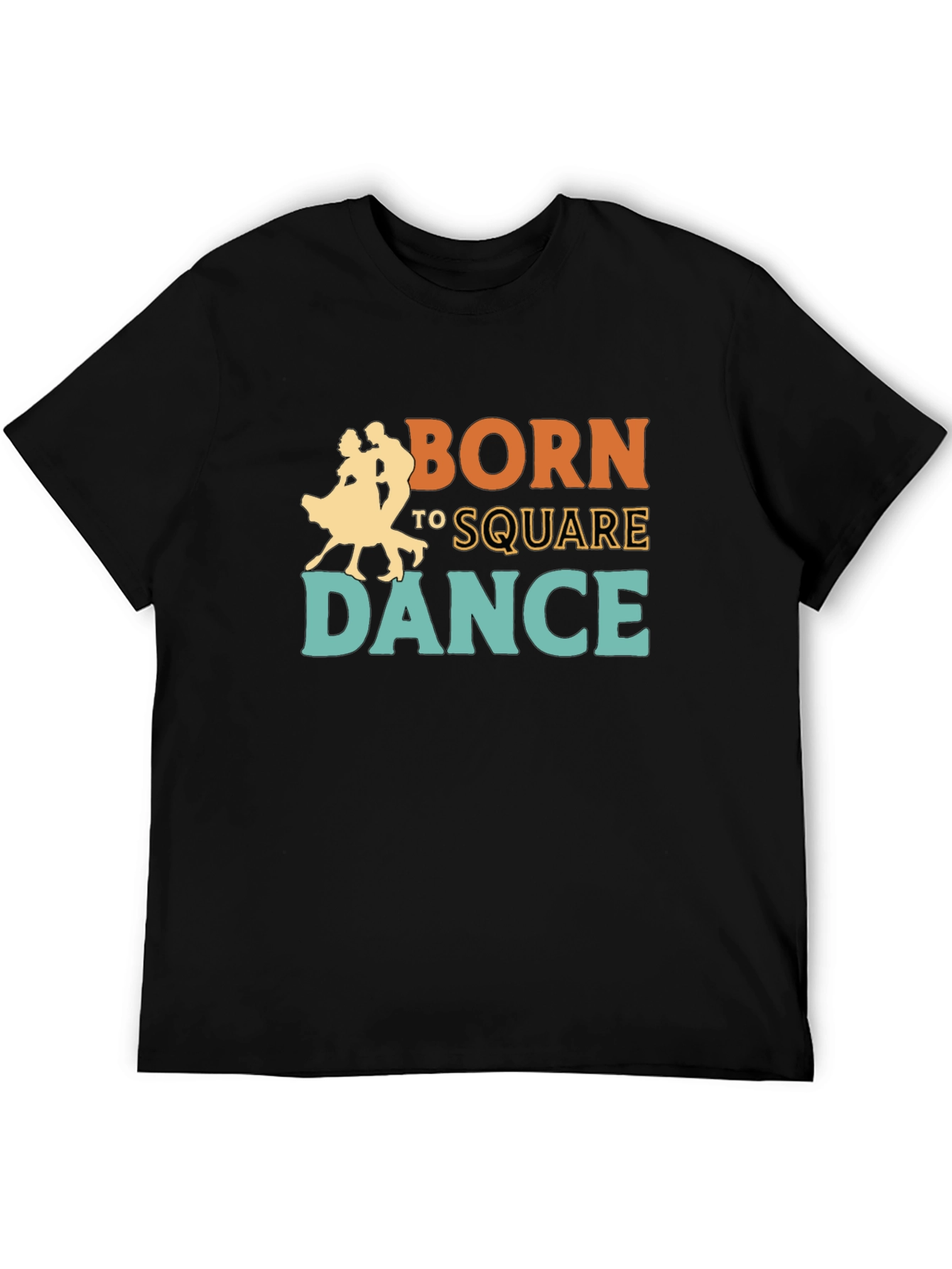 Born to Square Dance Graphic Tee - Black