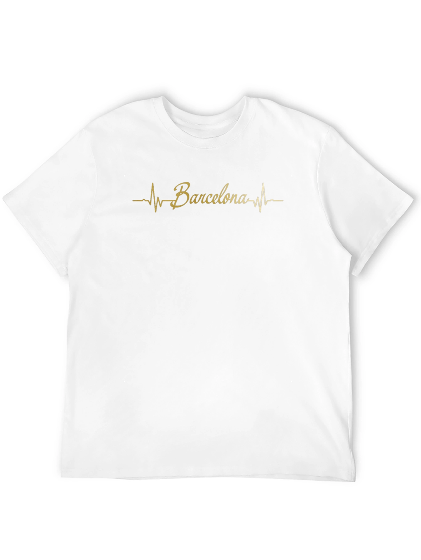 Barcelona Heartbeat T-Shirt - Stylish City Pride Tee