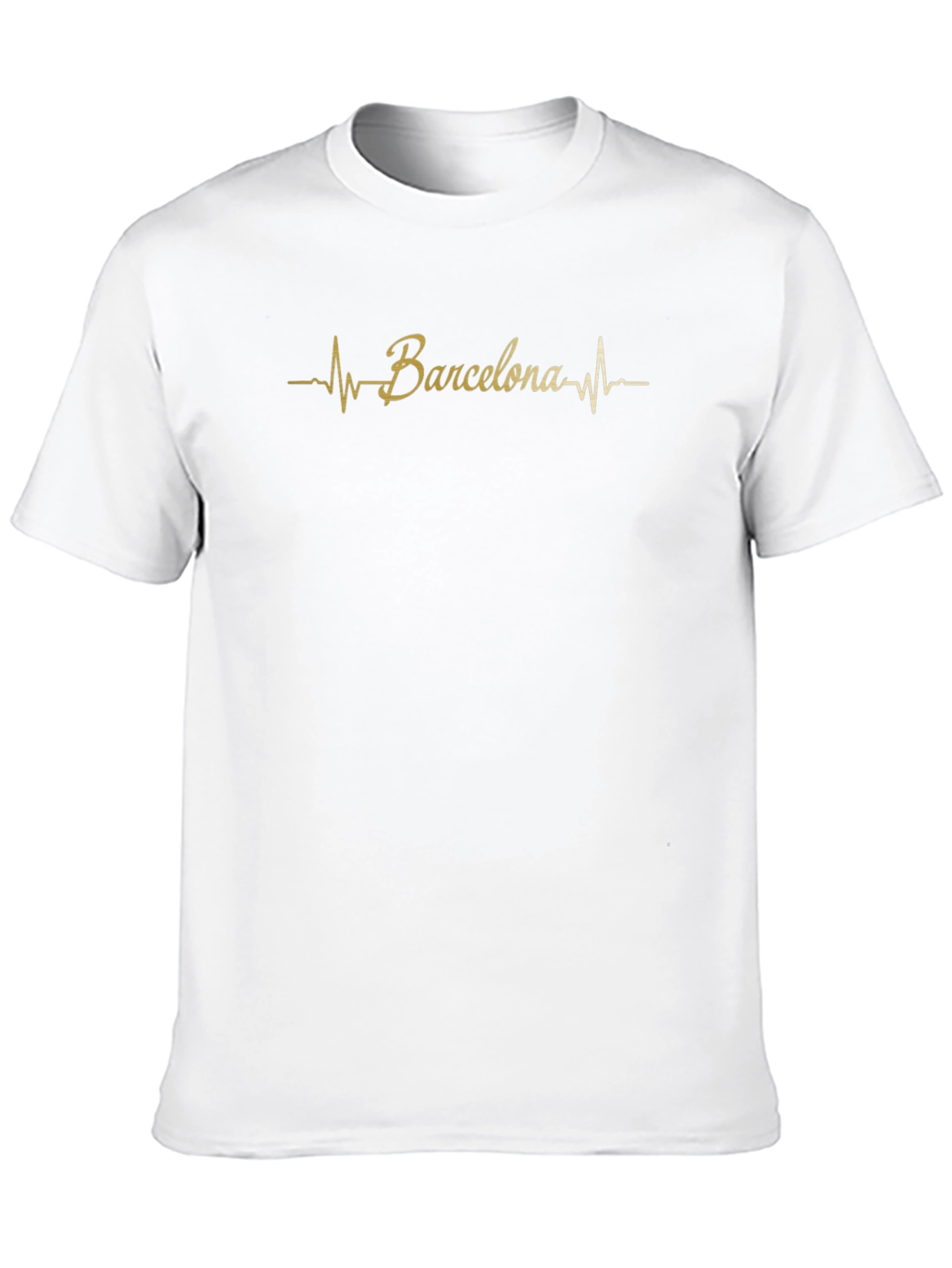 Barcelona Heartbeat T-Shirt - Stylish City Pride Tee